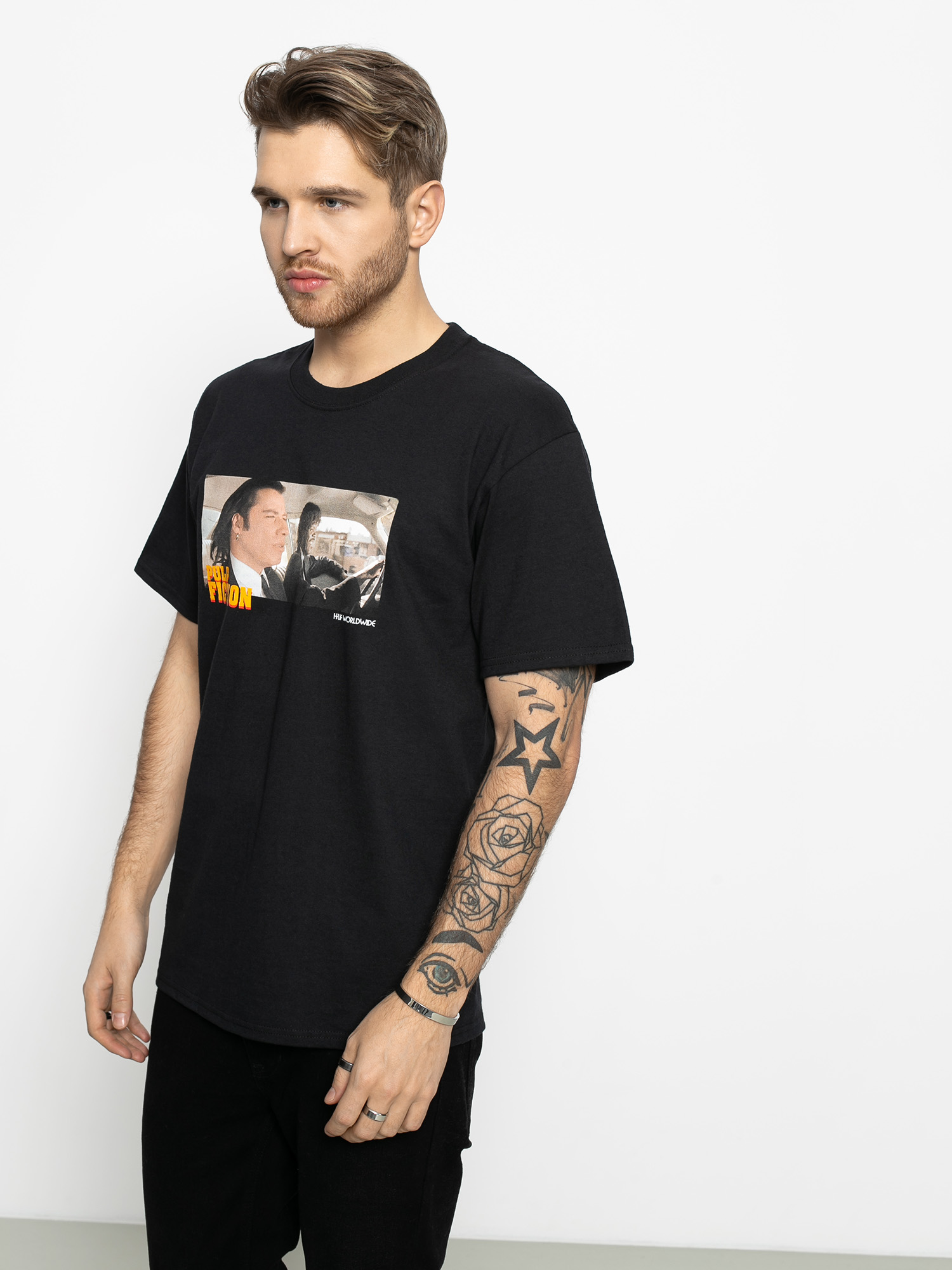 T-shirt HUF Pulp Fiction Royale With Cheese (black)