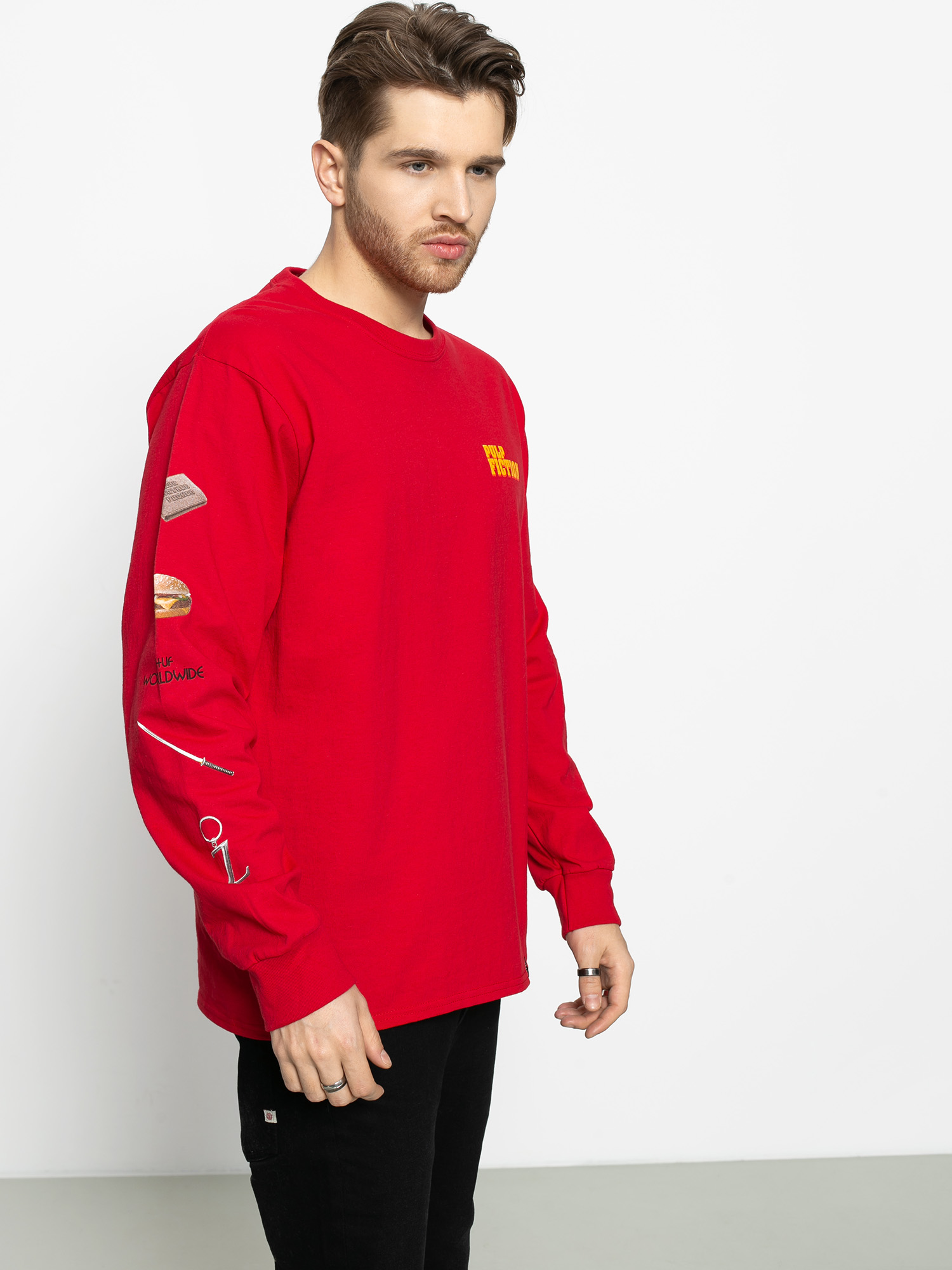 Longsleeve HUF Pulp Fiction Pulp Props (red)