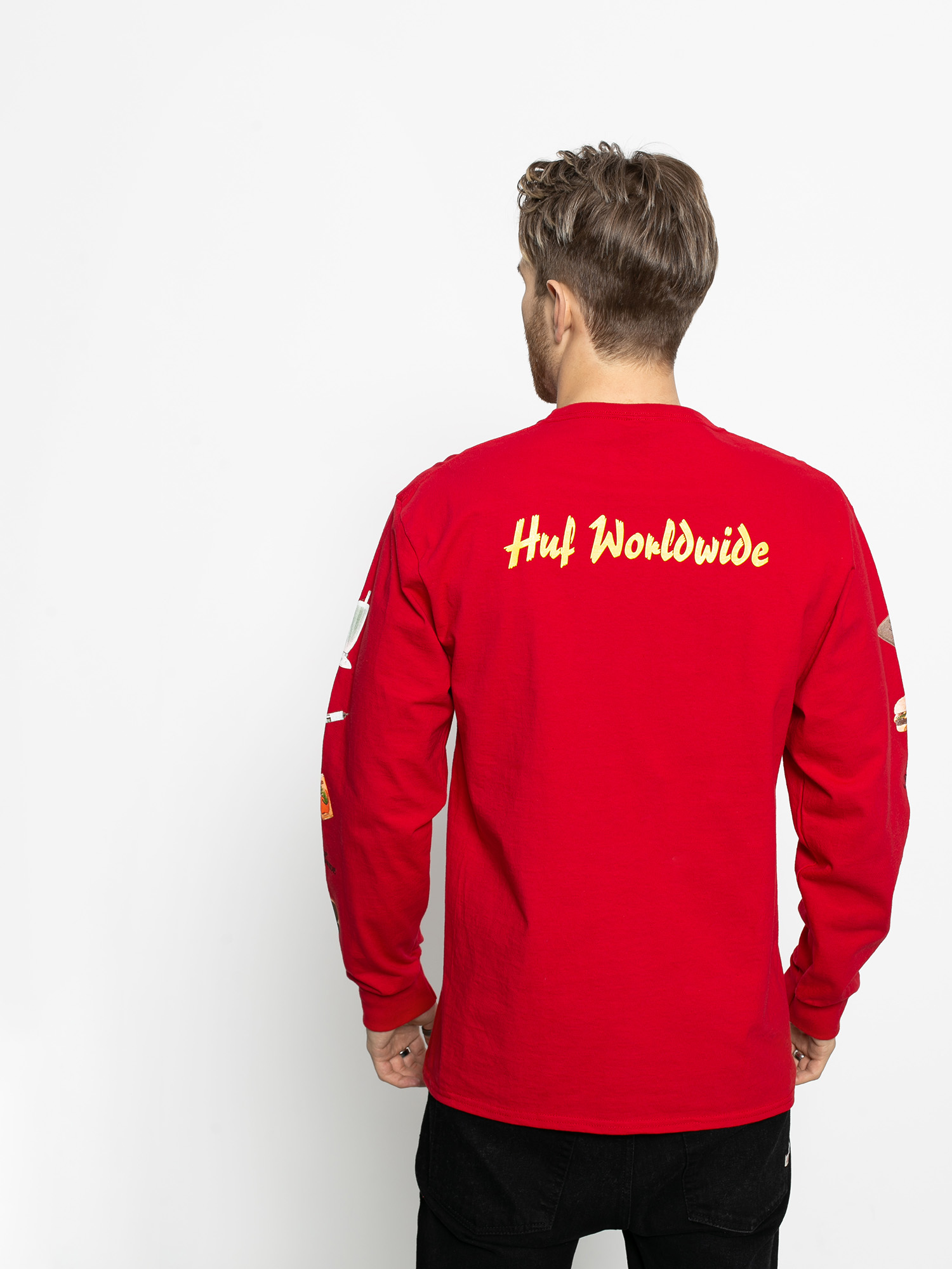 Longsleeve HUF Pulp Fiction Pulp Props (red)