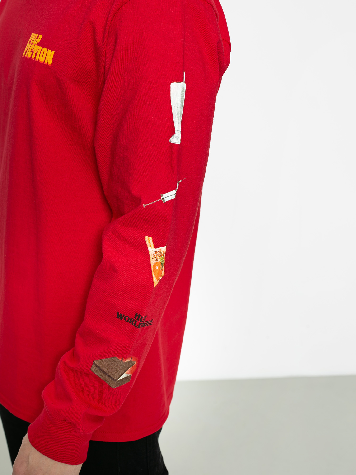 Longsleeve HUF Pulp Fiction Pulp Props (red)