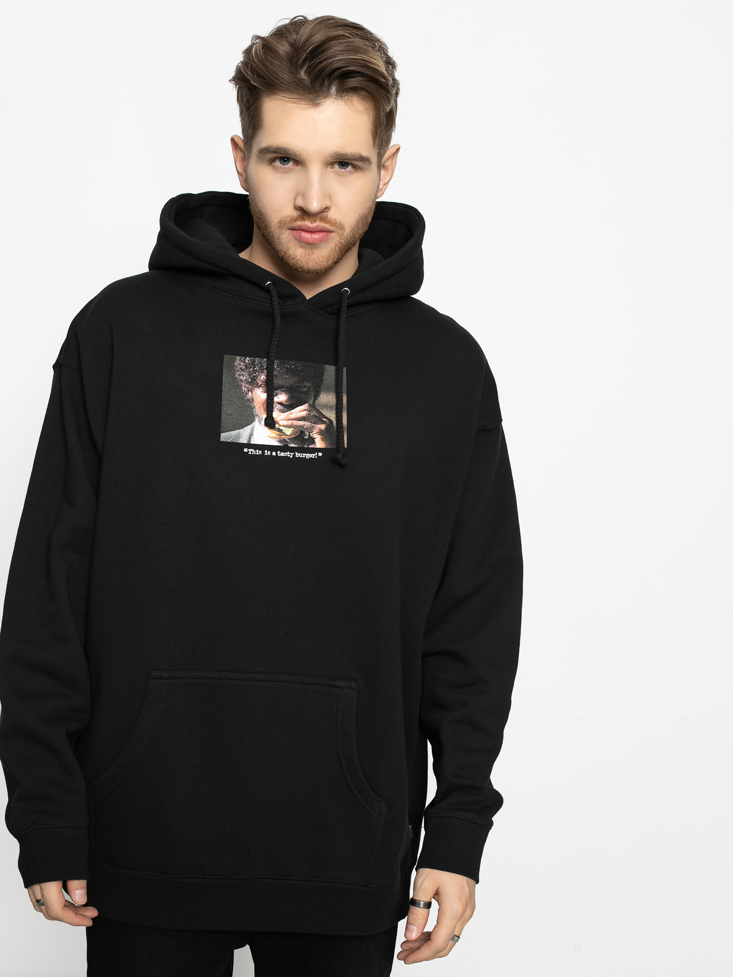 Bluza z kapturem HUF Pulp Fiction Burger HD (black)