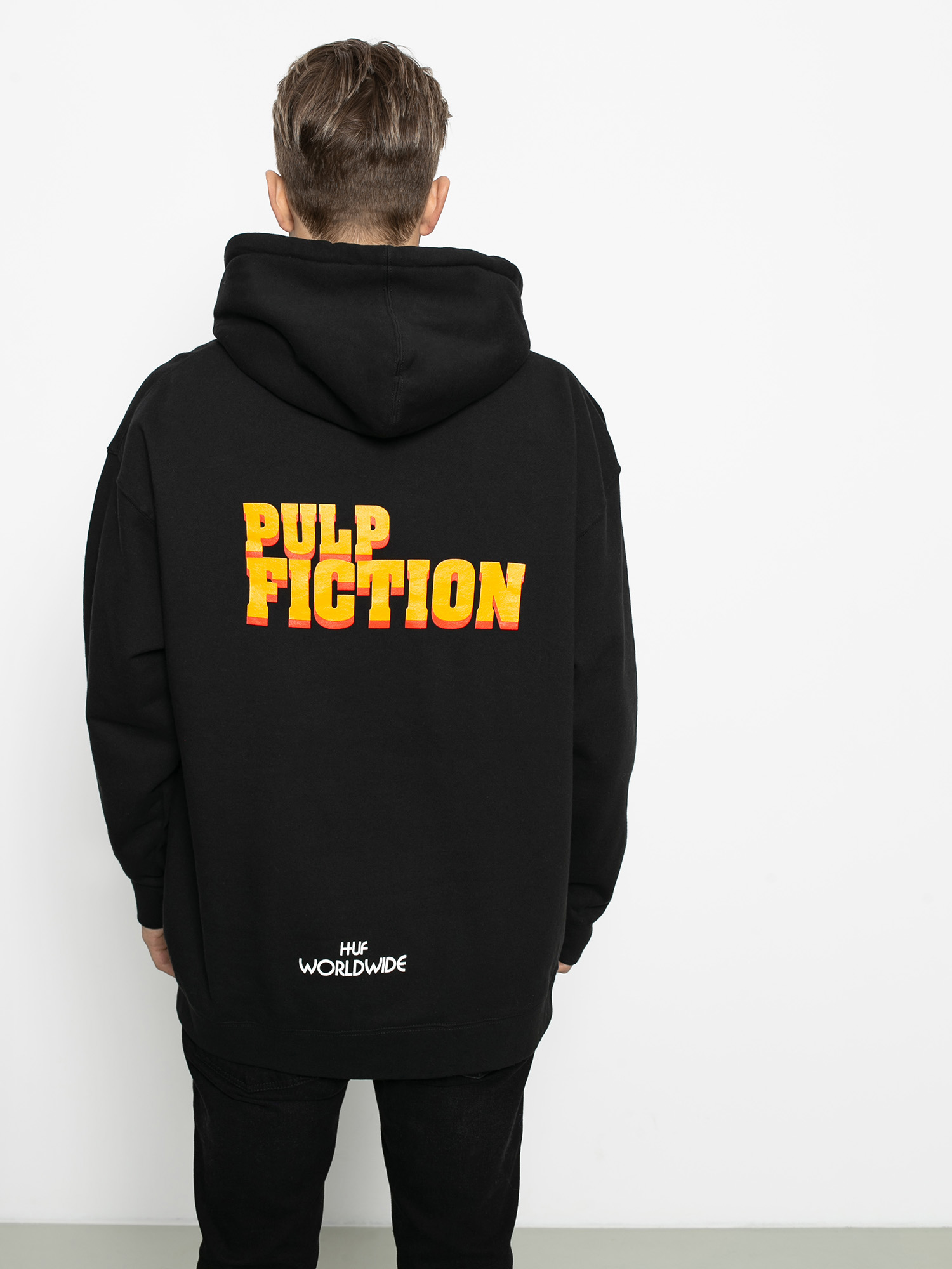 Bluza z kapturem HUF Pulp Fiction Burger HD (black)