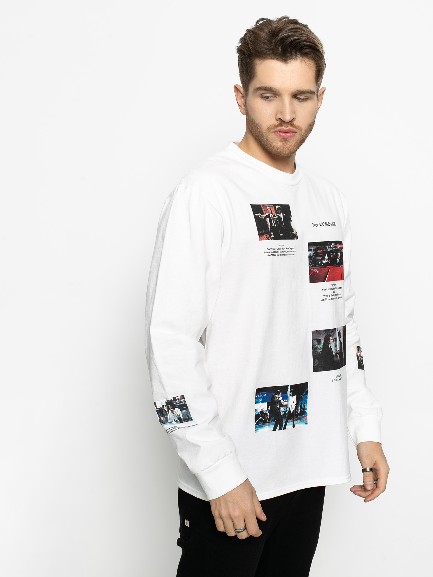 Longsleeve HUF Pulp Fiction Scenes (white)