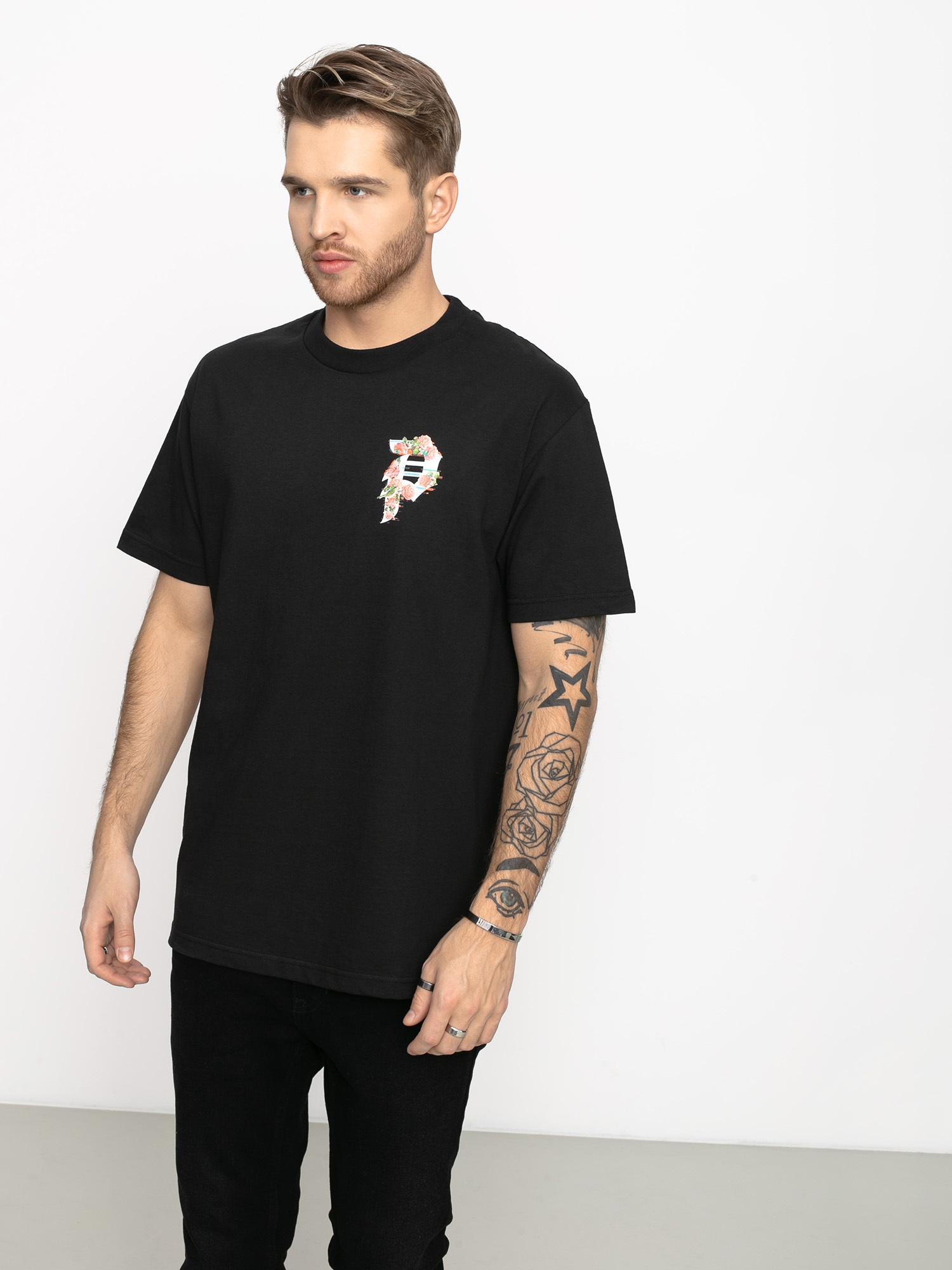 T-shirt Primitive Dirty P Glitch (black)