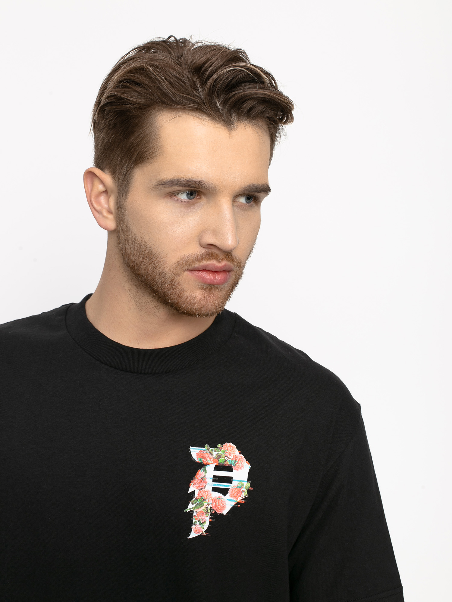 T-shirt Primitive Dirty P Glitch (black)
