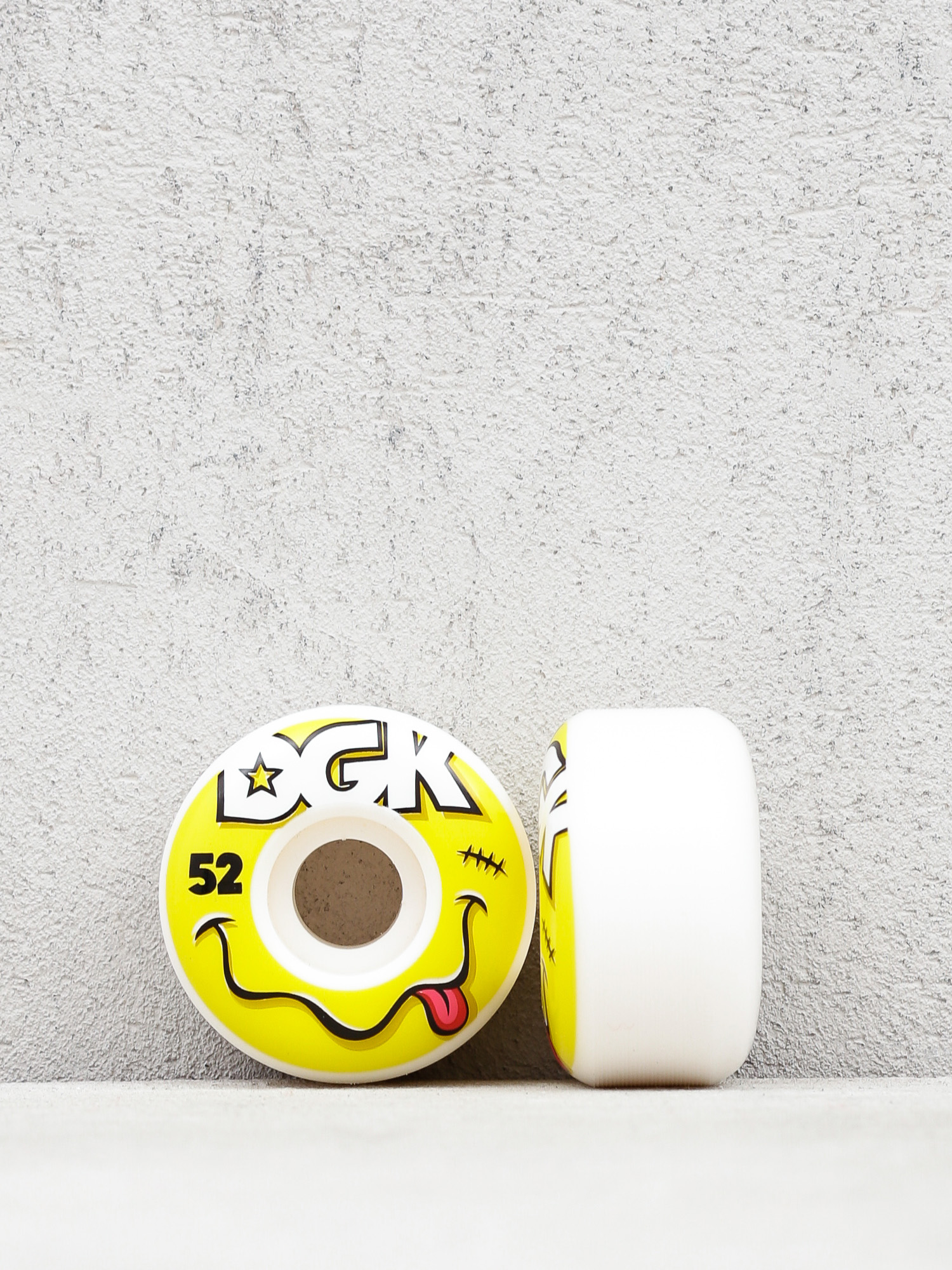 Kółka DGK Smiley (white/yellow)