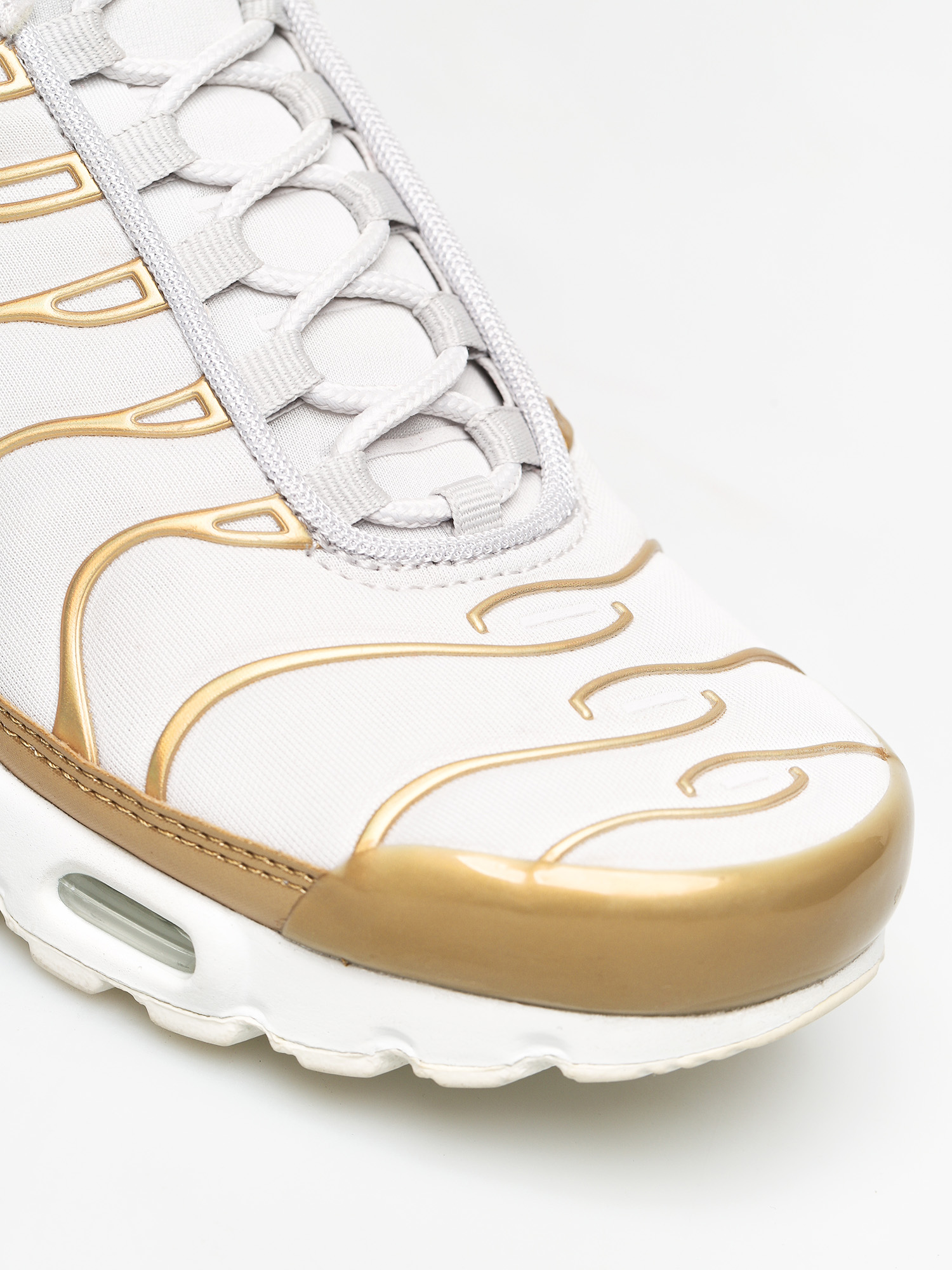 Exclusive Gold【Nike】Air Max Plus PRM Buty Nike Air Max Plus Wmn - biały (vast grey/metallic gold