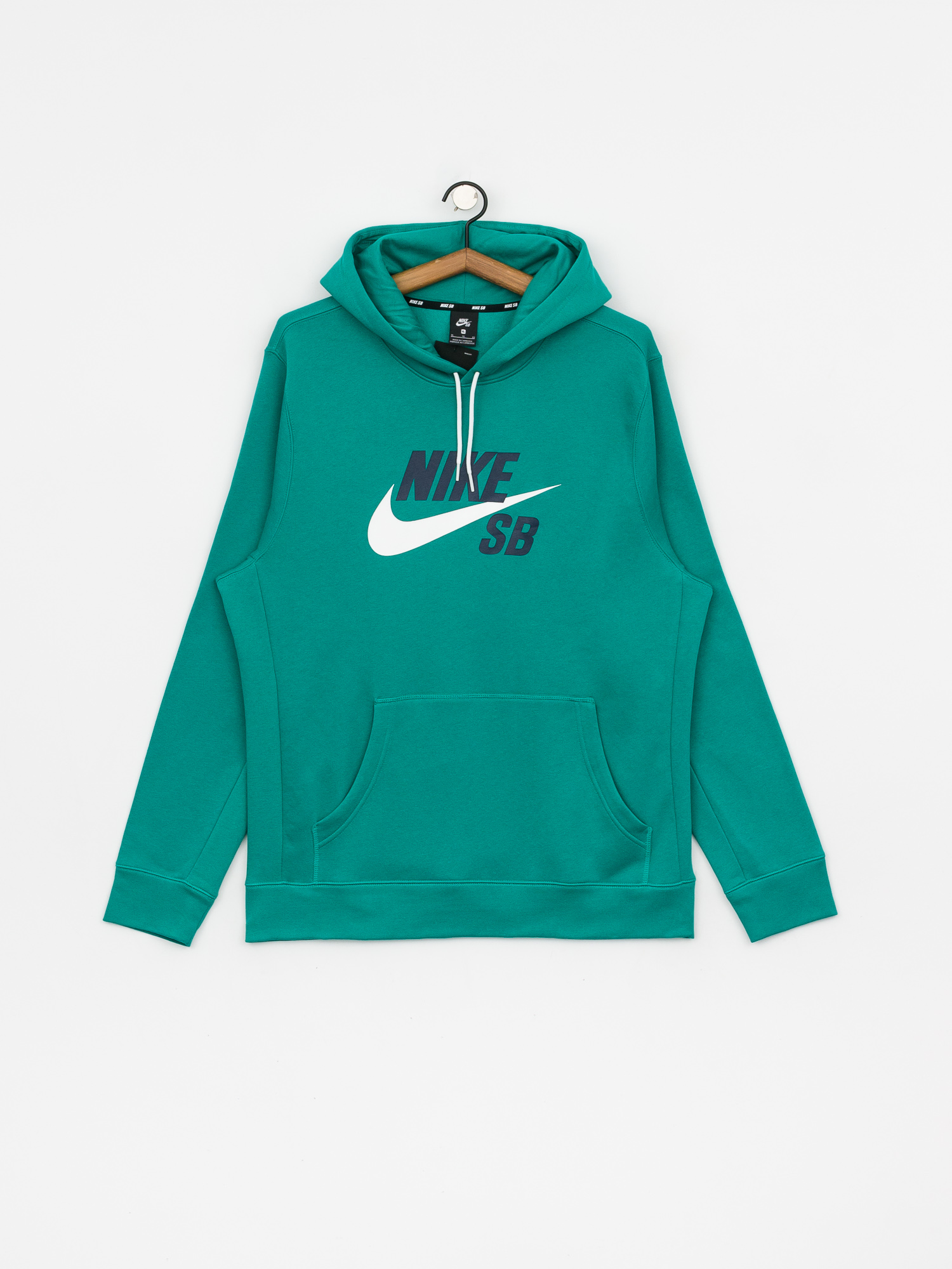 Bluza z kapturem Nike SB Sb Icon HD (neptune green/white)