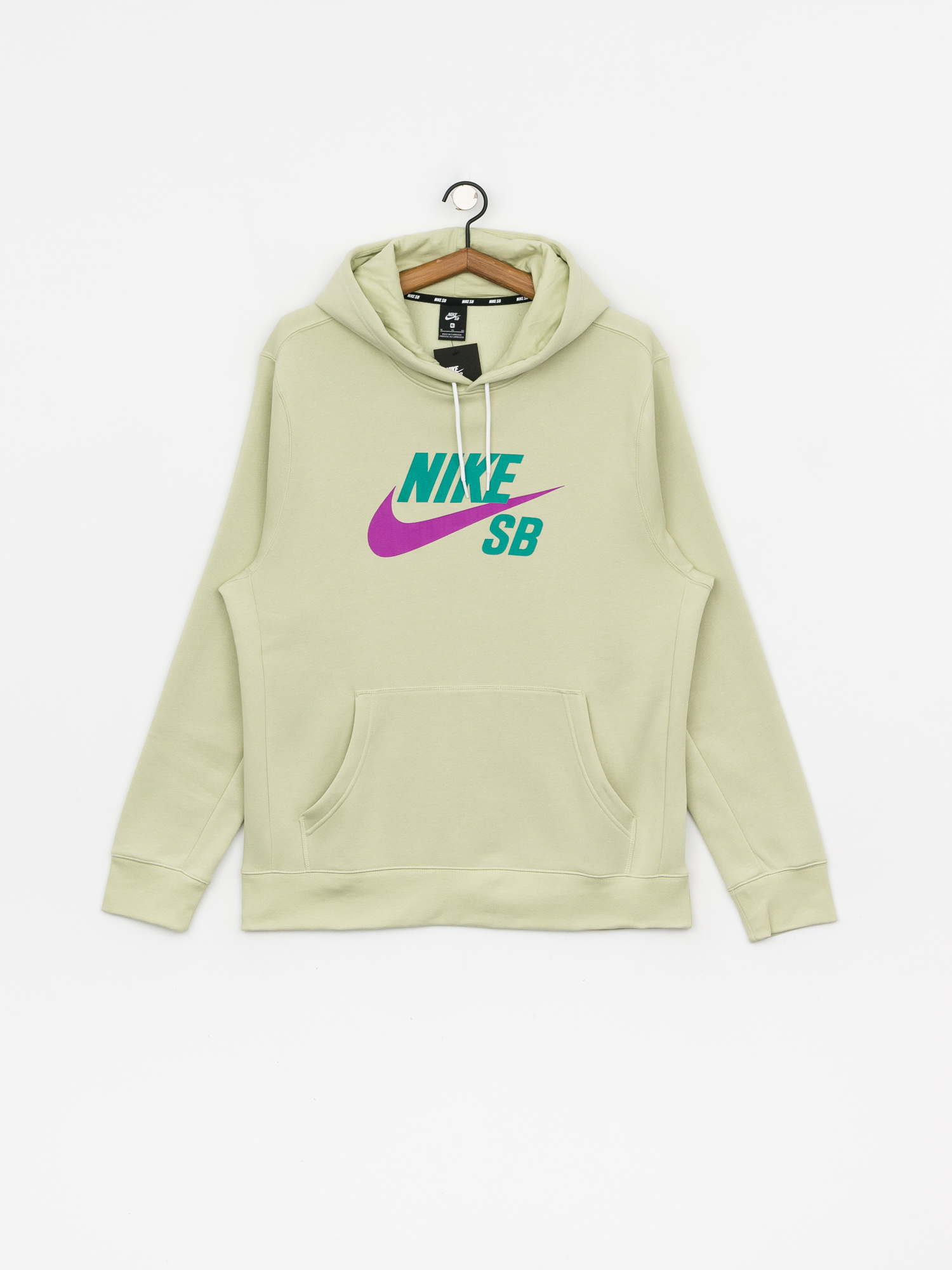Bluza z kapturem Nike SB Sb Icon HD (olive aura/vivid purple)