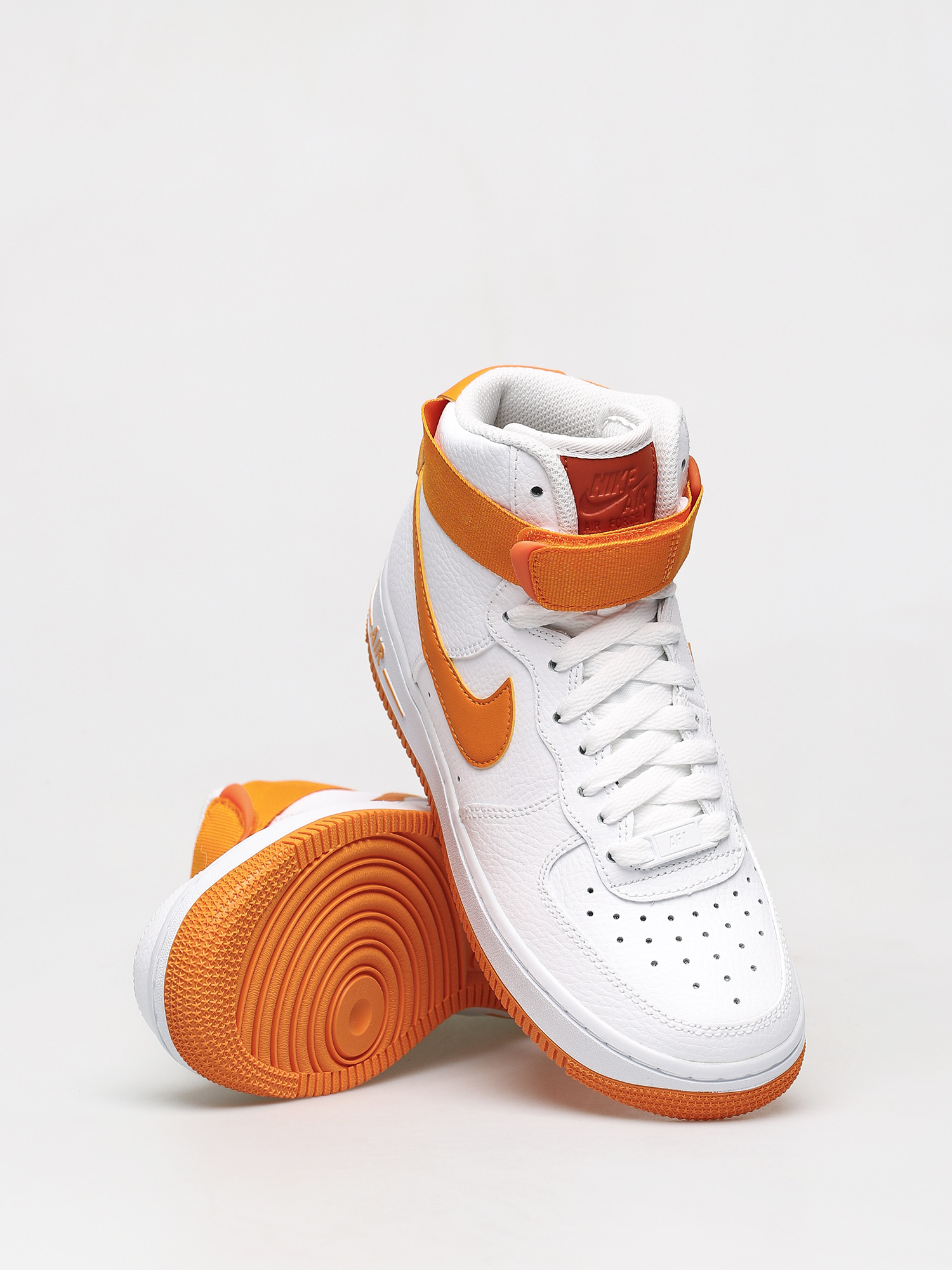 Buty Nike Air Force 1 High Wmn (white/orange peel campfire orange)