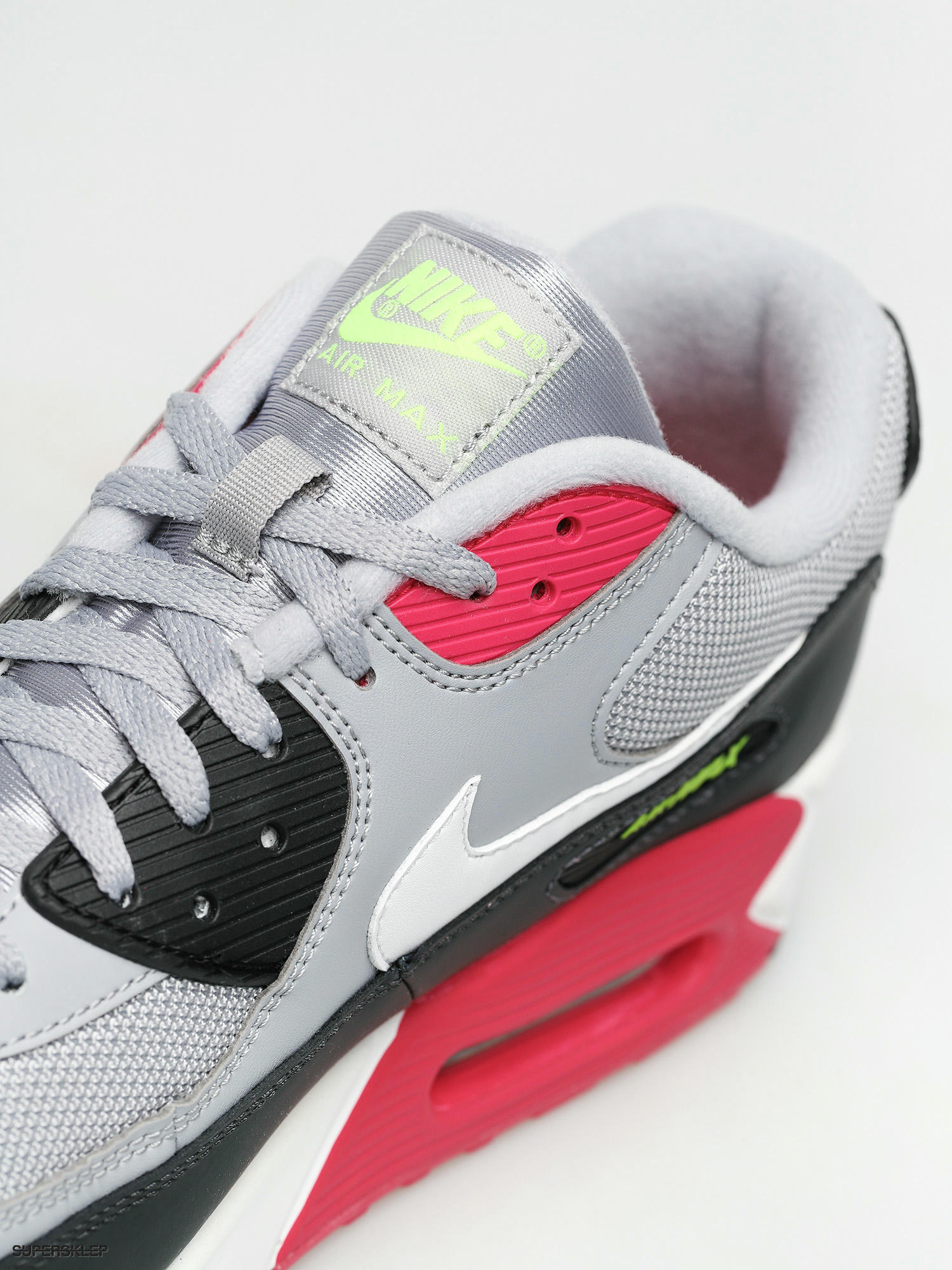 Nike air max clearance 90 wolf grey/white/rush pink/volt