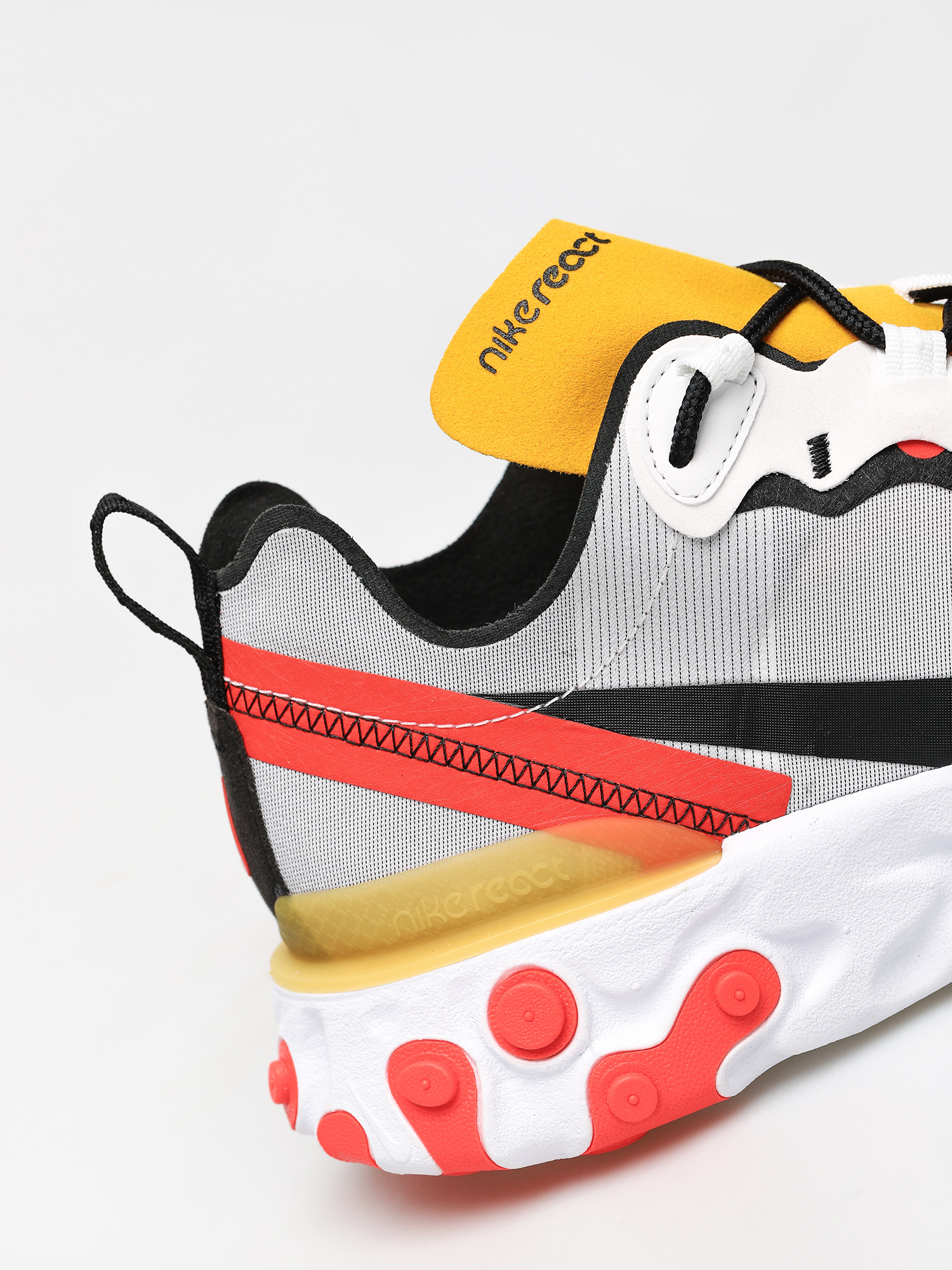 Buty Nike React Element 55 (white/black bright crimson)