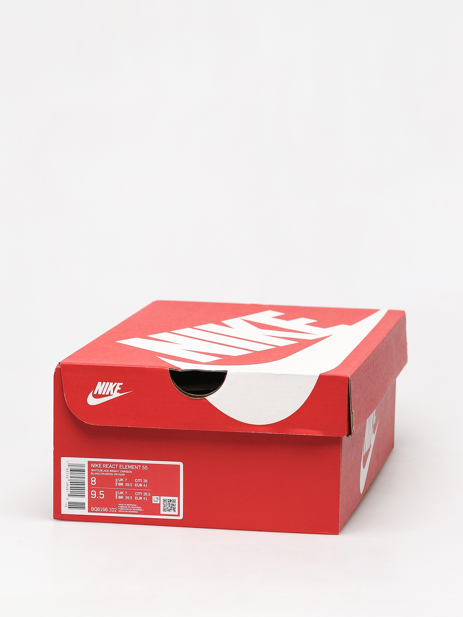 Buty Nike React Element 55 (white/black bright crimson)