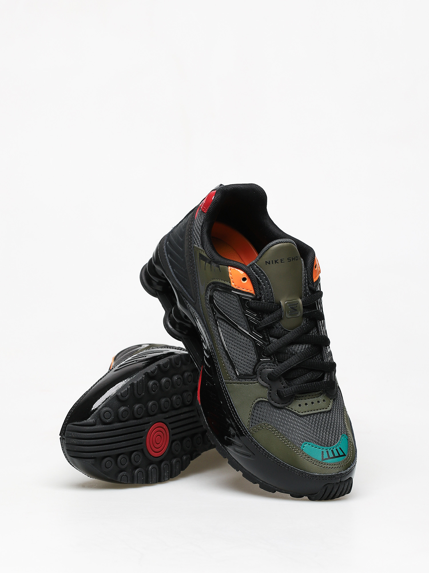 Buty Nike Shox Enigma Wmn (black/anthracite cargo khaki gym red)