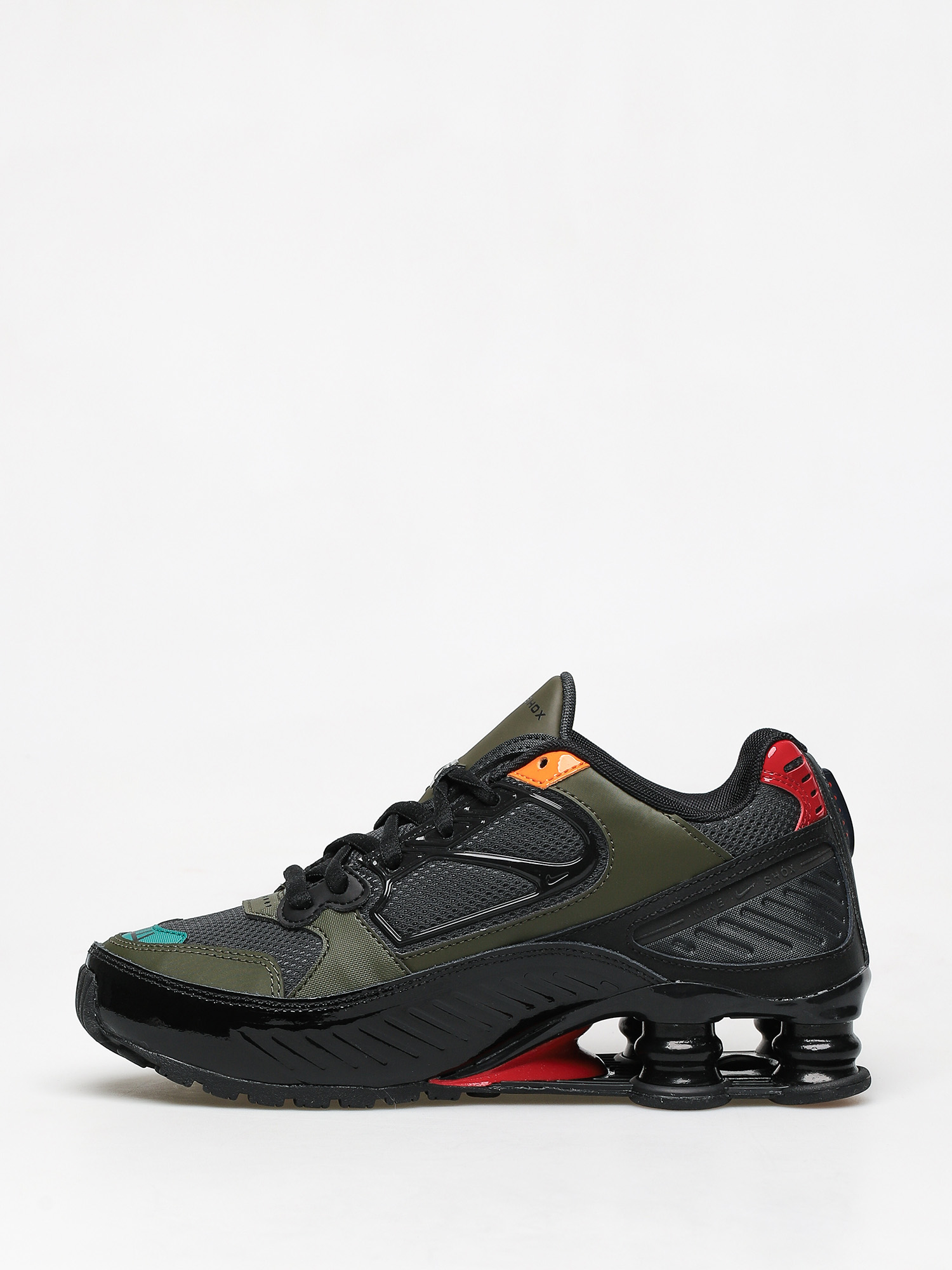 Buty Nike Shox Enigma Wmn (black/anthracite cargo khaki gym red)