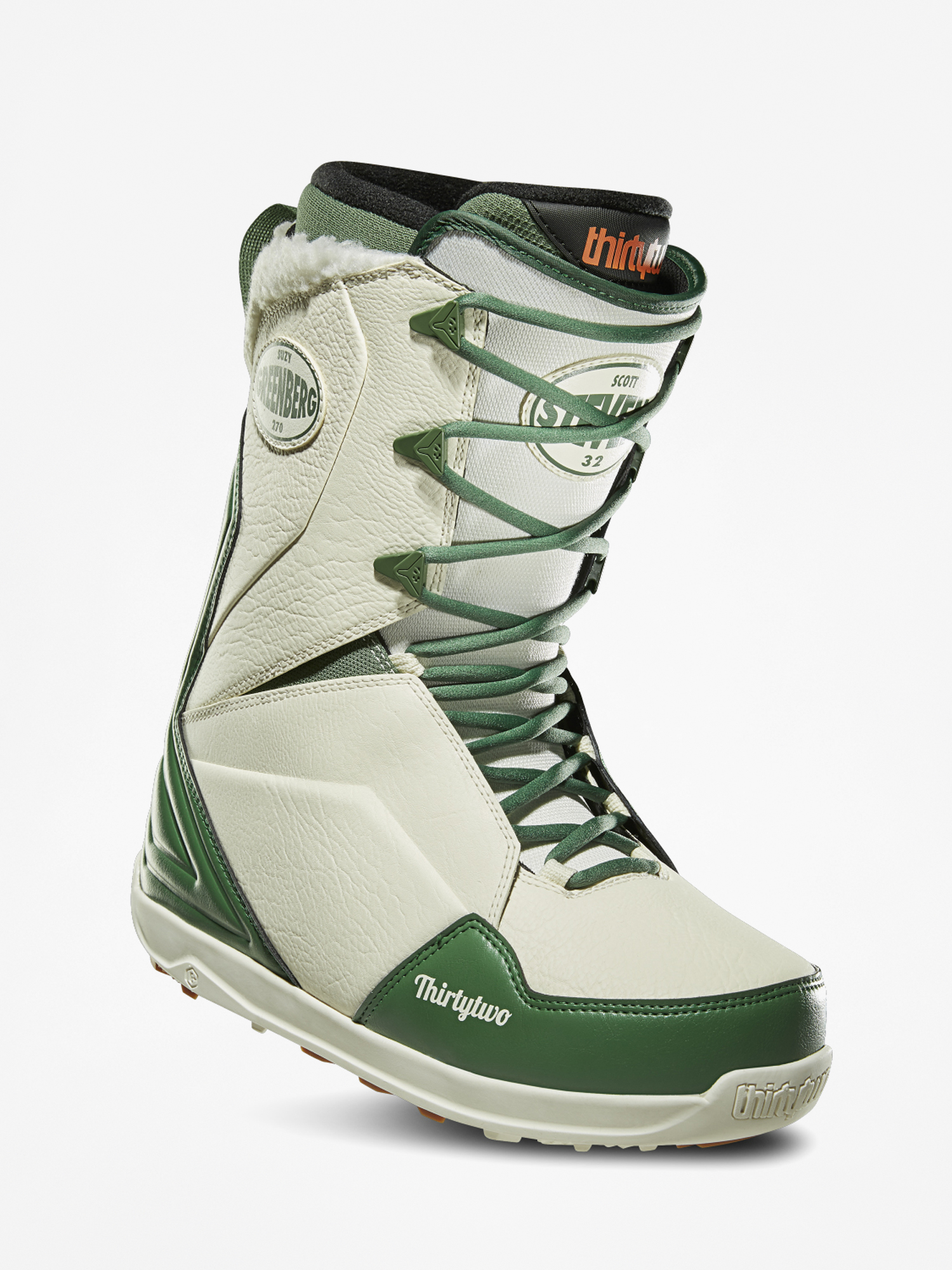 Męskie Buty snowboardowe ThirtyTwo Lashed Stevens (green/white)