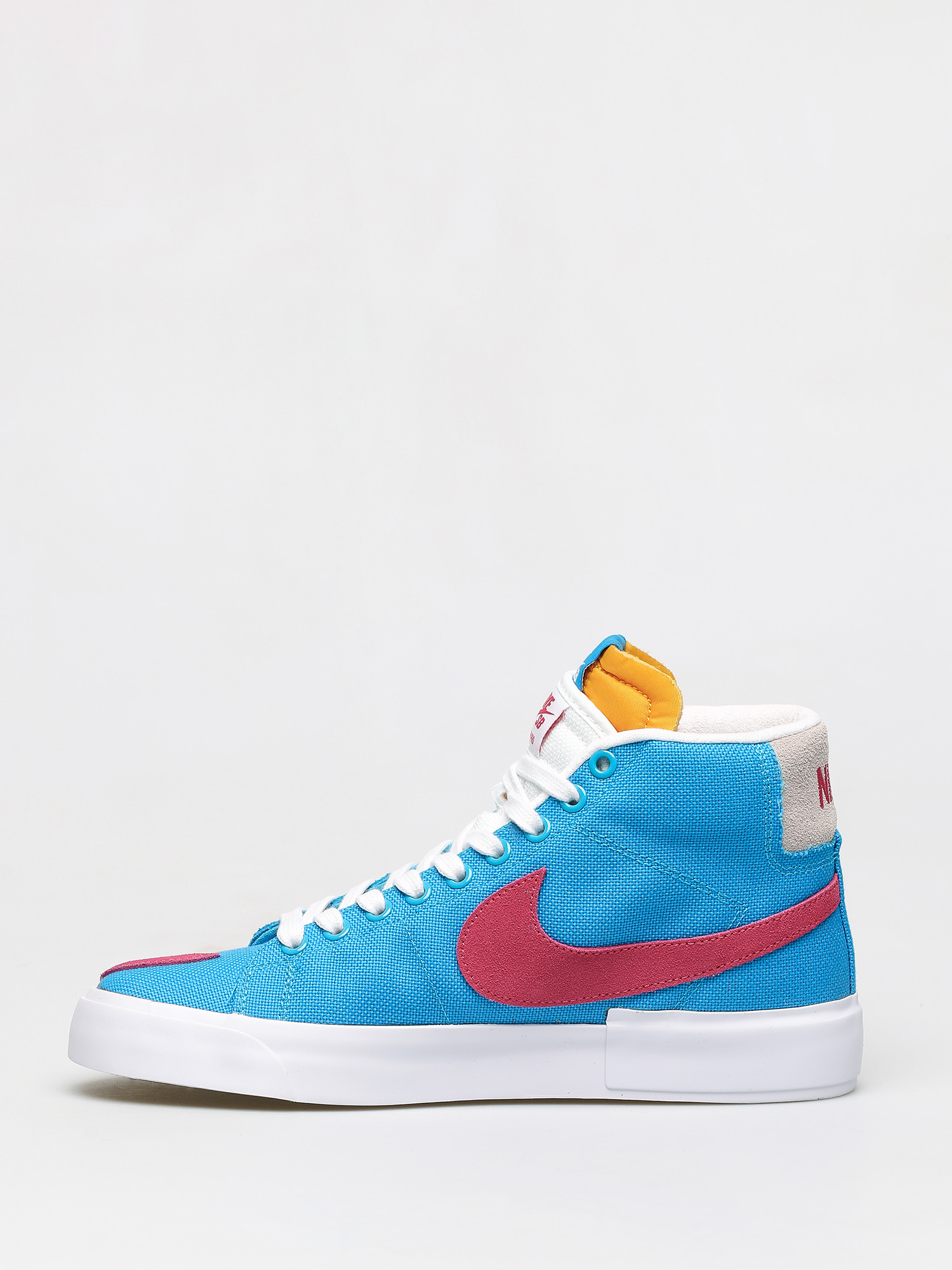 Nike SB Zoom Blazer Mid Edge - Laser Blue/Watermelon/University Gold | Sneaker und Skateschuhe 