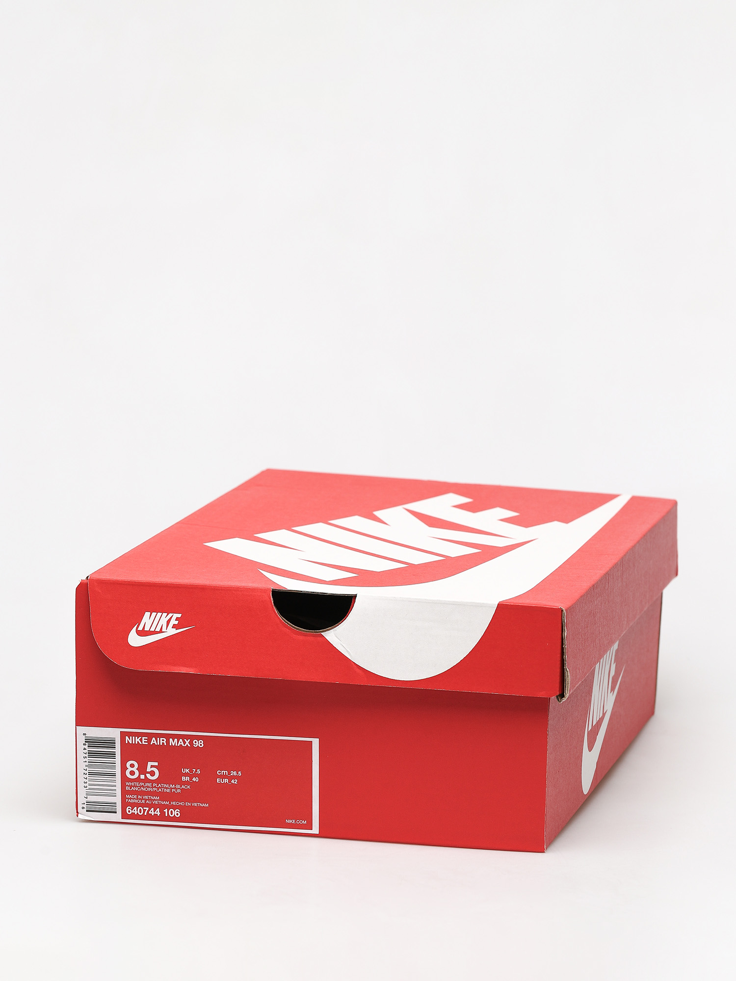 Buty Nike Air Max 98 (white/pure platinum black reflect silver)