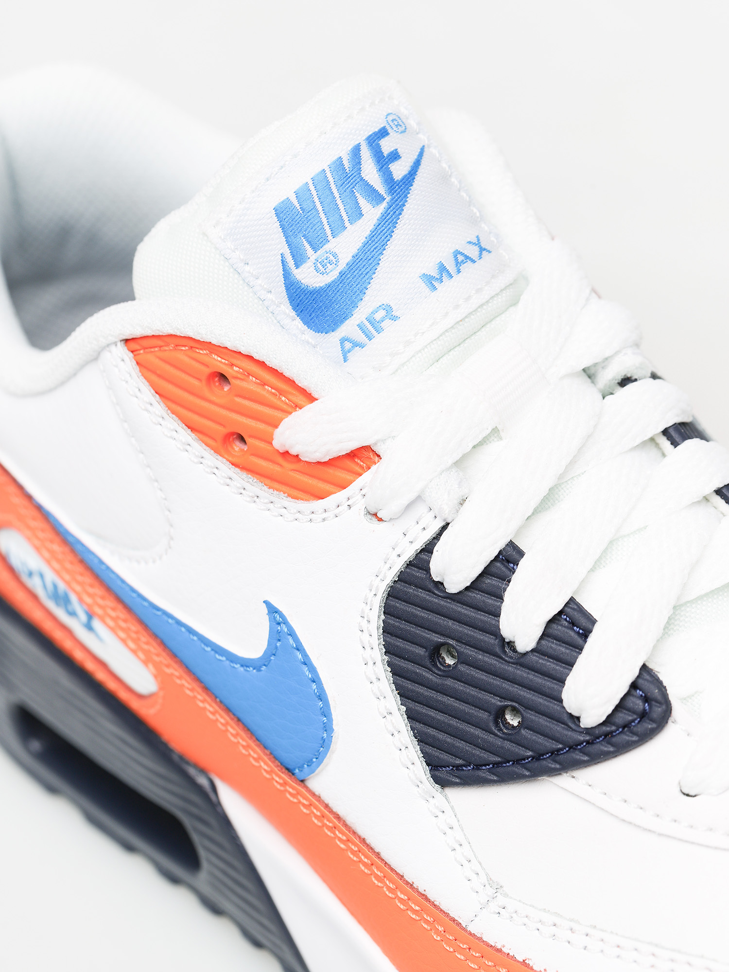 Buty Nike Air Max 90 Ltr Gs (white/photo blue total orange)