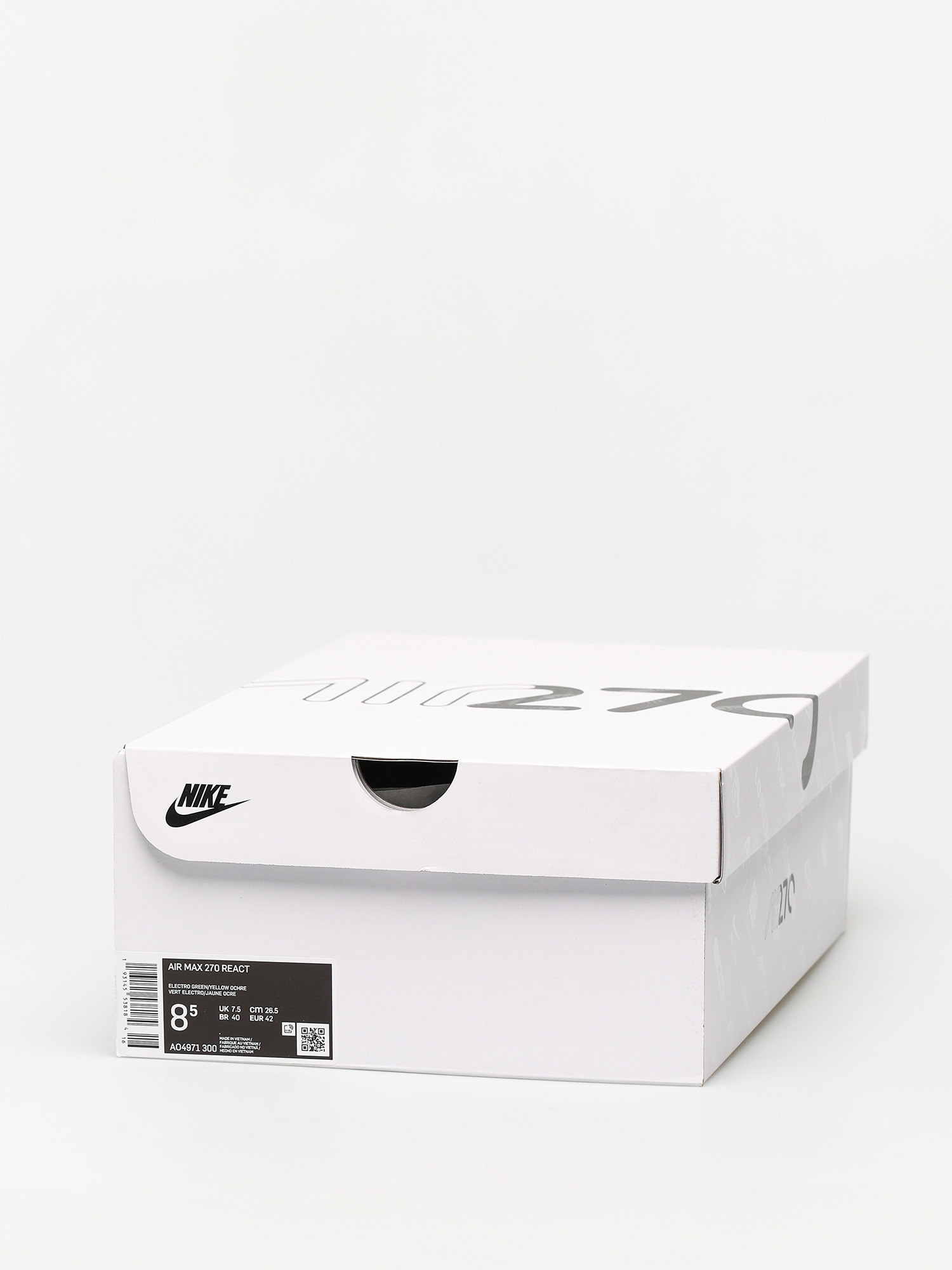 Buty Nike Air Max 270 React (electro green/yellow ochre obsidian)