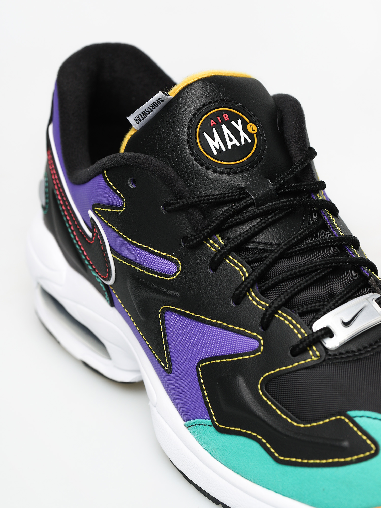 Buty Nike Air Max2 Light Prm (black/flash crimson kinetic green)