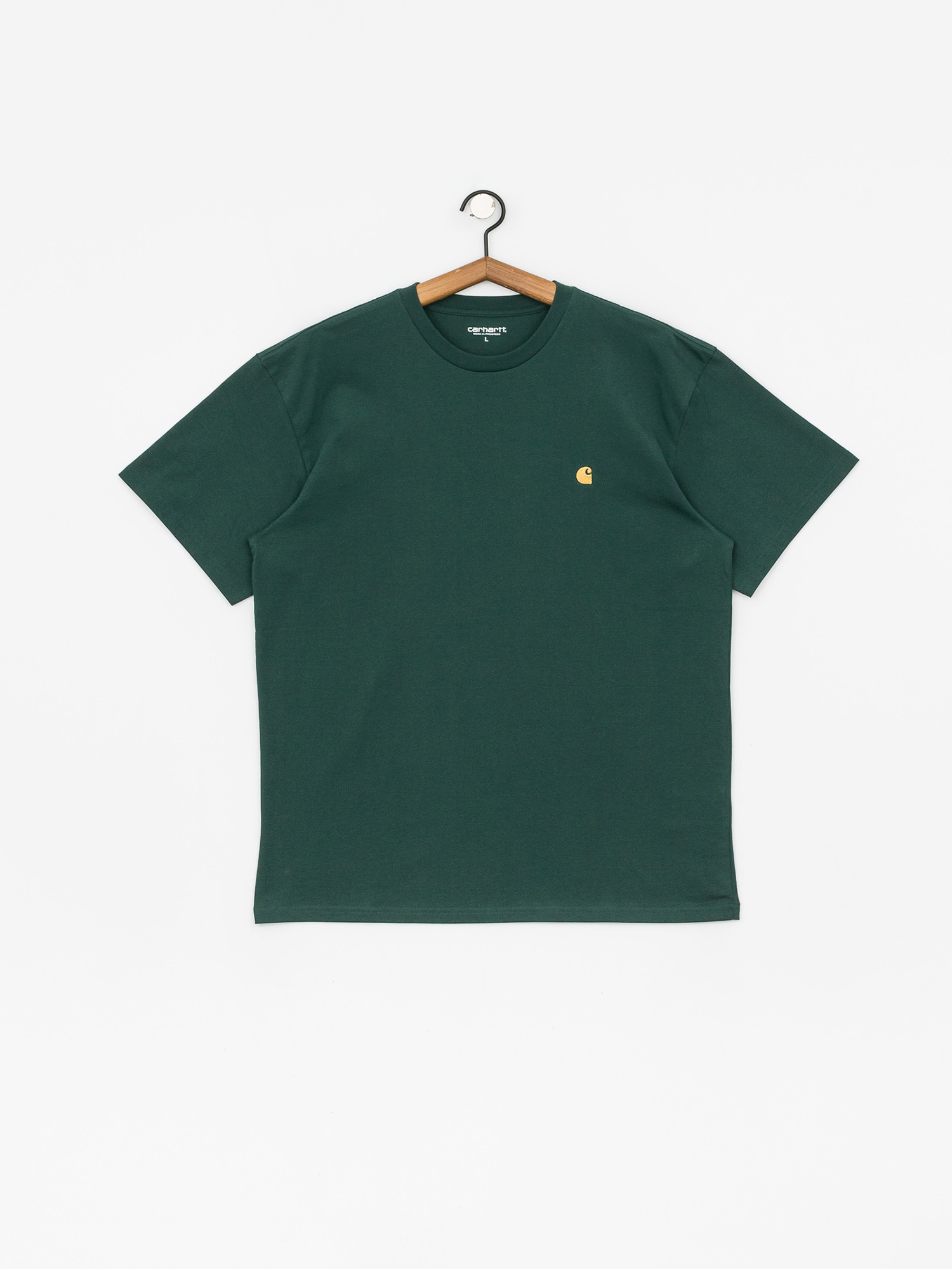 T-shirt Carhartt WIP Chase (treehouse/gold)