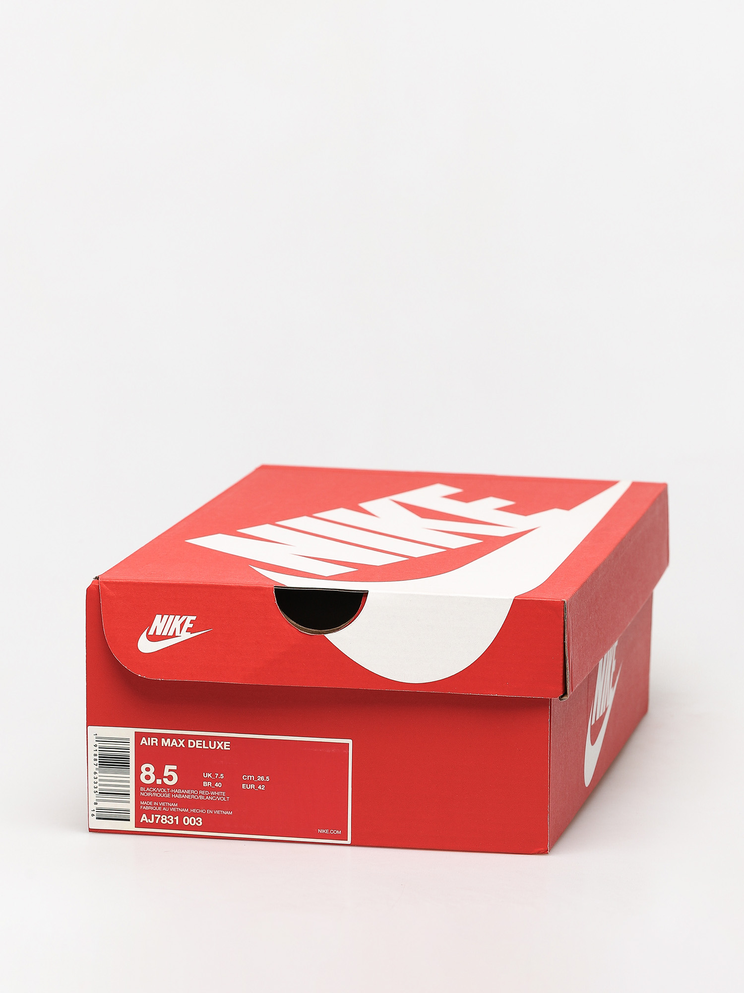 Buty Nike Air Max Deluxe (black/volt habanero red white)