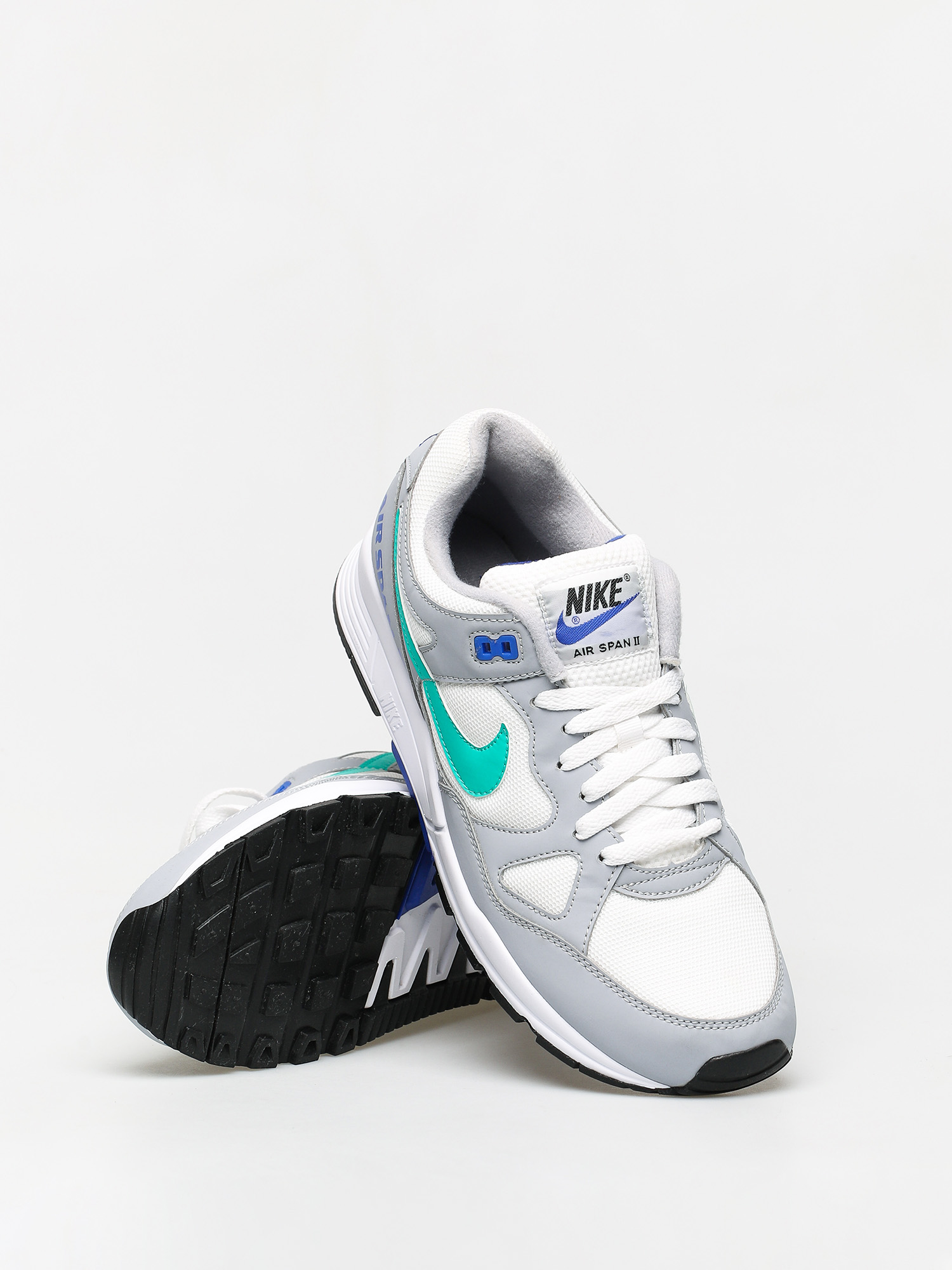 Buty Nike Air Span II (wolf grey/clear emerald white racer blue)