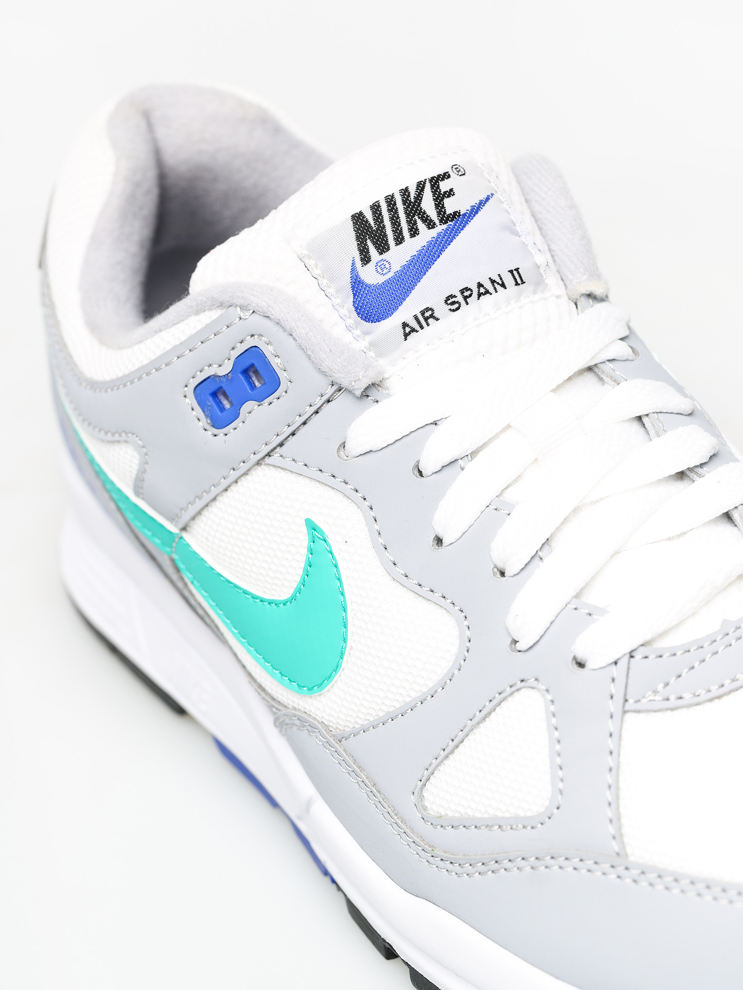 2tone ノーチラス2 Buty Nike Air Span II - szary (wolf grey/clear emerald white