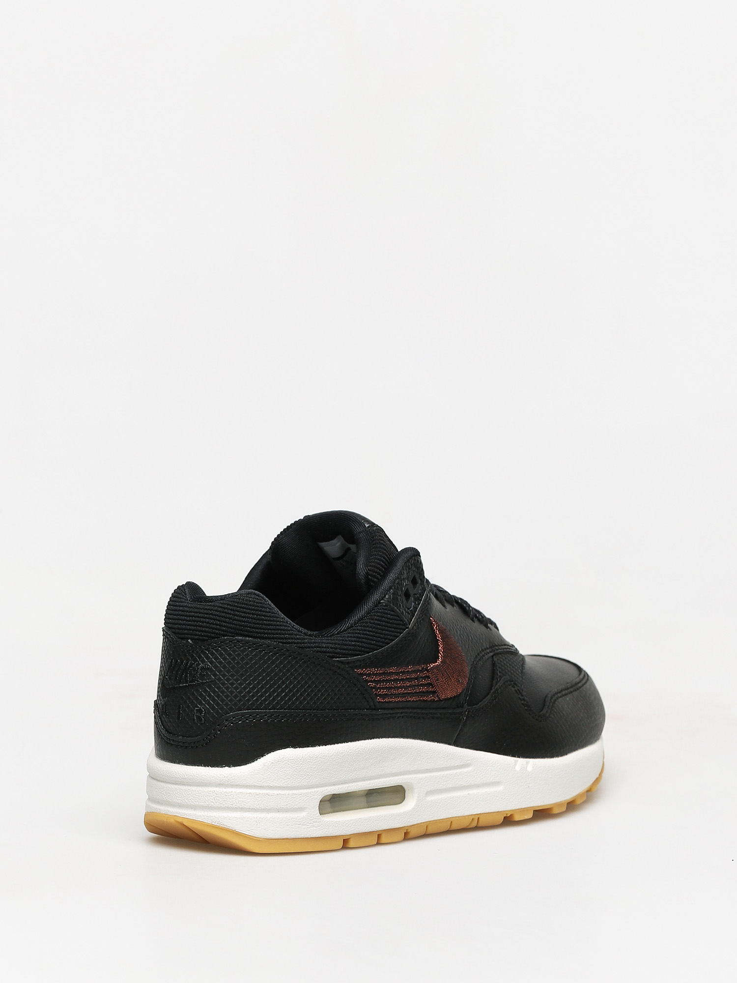 Buty Nike Air Max 1 Premium Wmn (black/black gum yellow summit white)