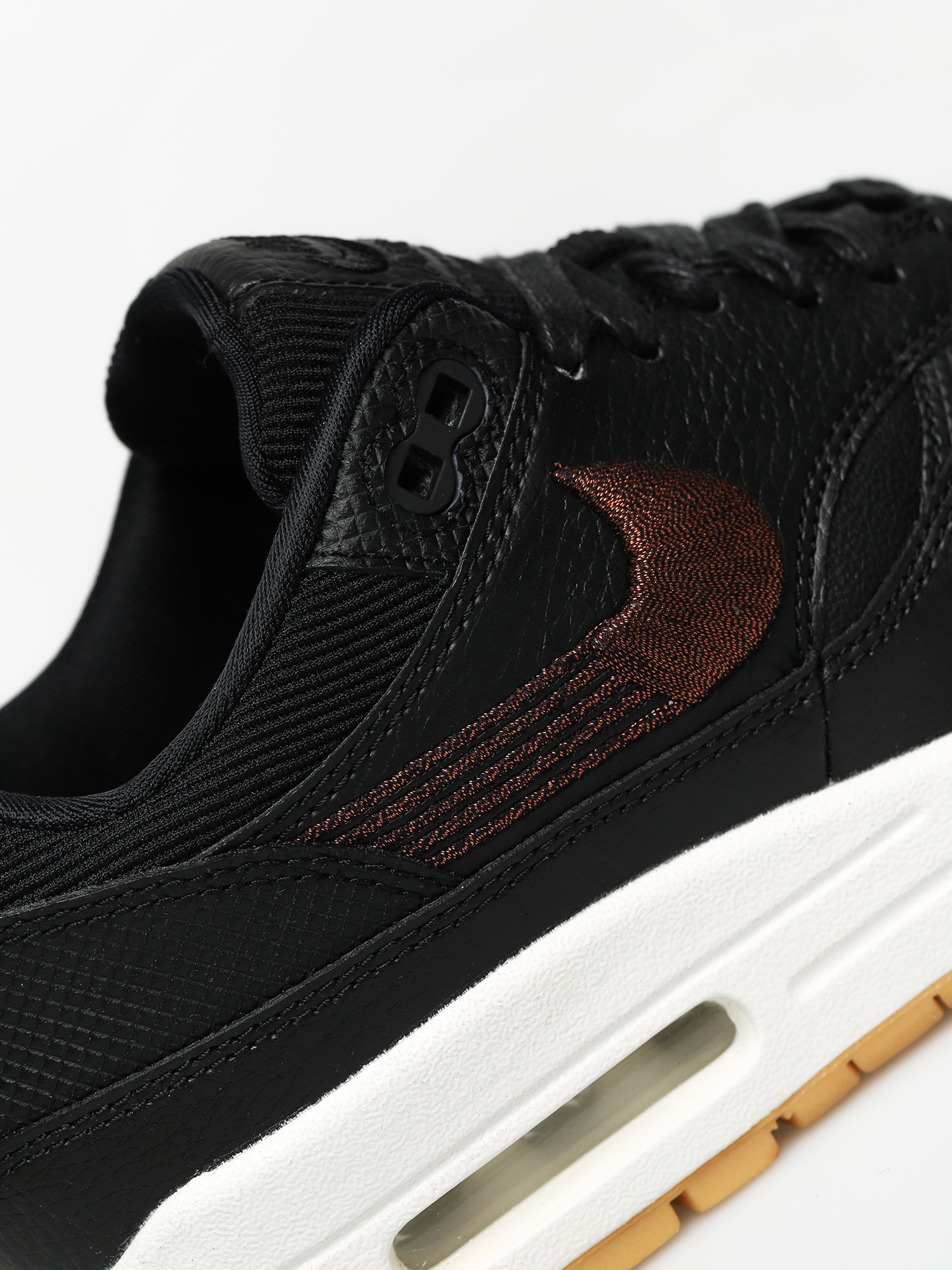 Buty Nike Air Max 1 Premium Wmn (black/black gum yellow summit white)