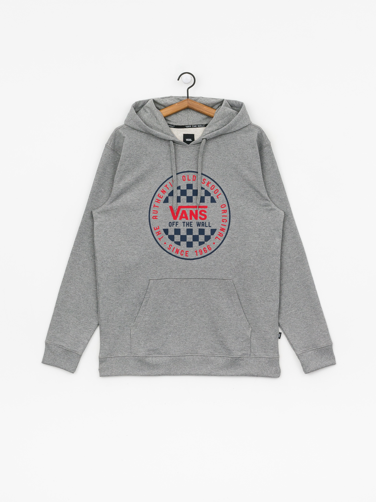 Bluza z kapturem Vans Og Checker HD (cement heather)