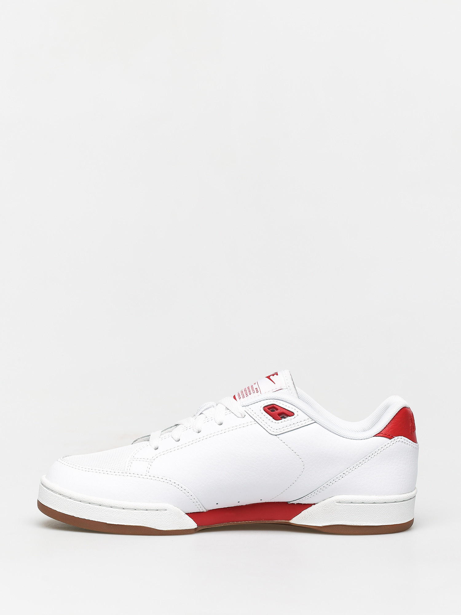 Buty Nike Grandstand II Premium (white/university red gum med brown black)