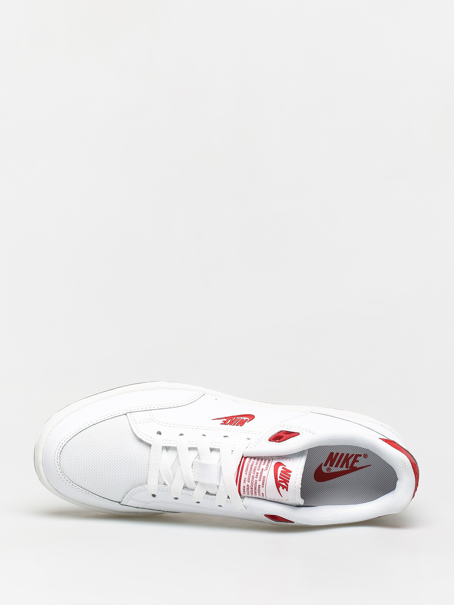 Buty Nike Grandstand II Premium (white/university red gum med brown black)
