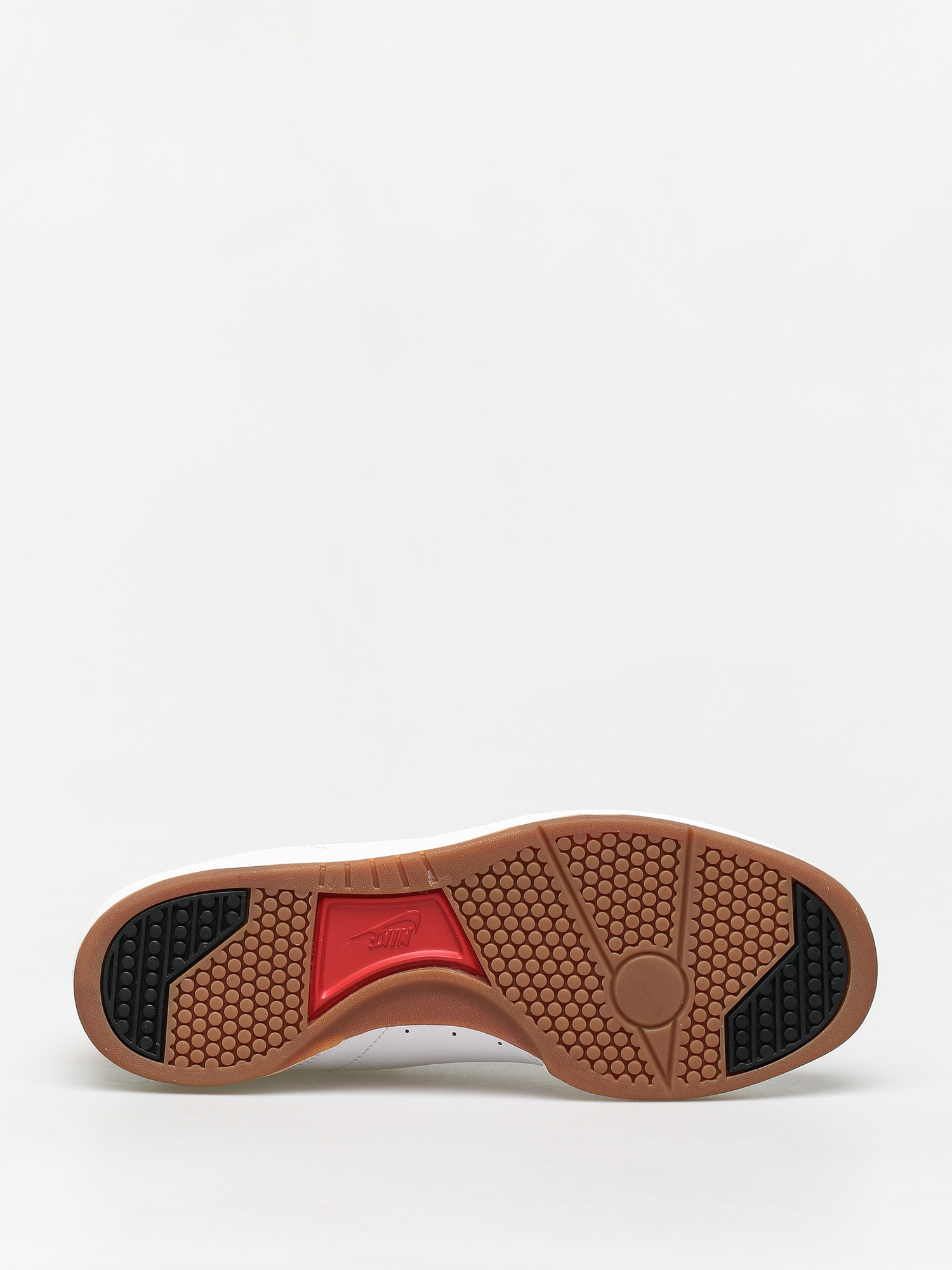 Buty Nike Grandstand II Premium (white/university red gum med brown black)
