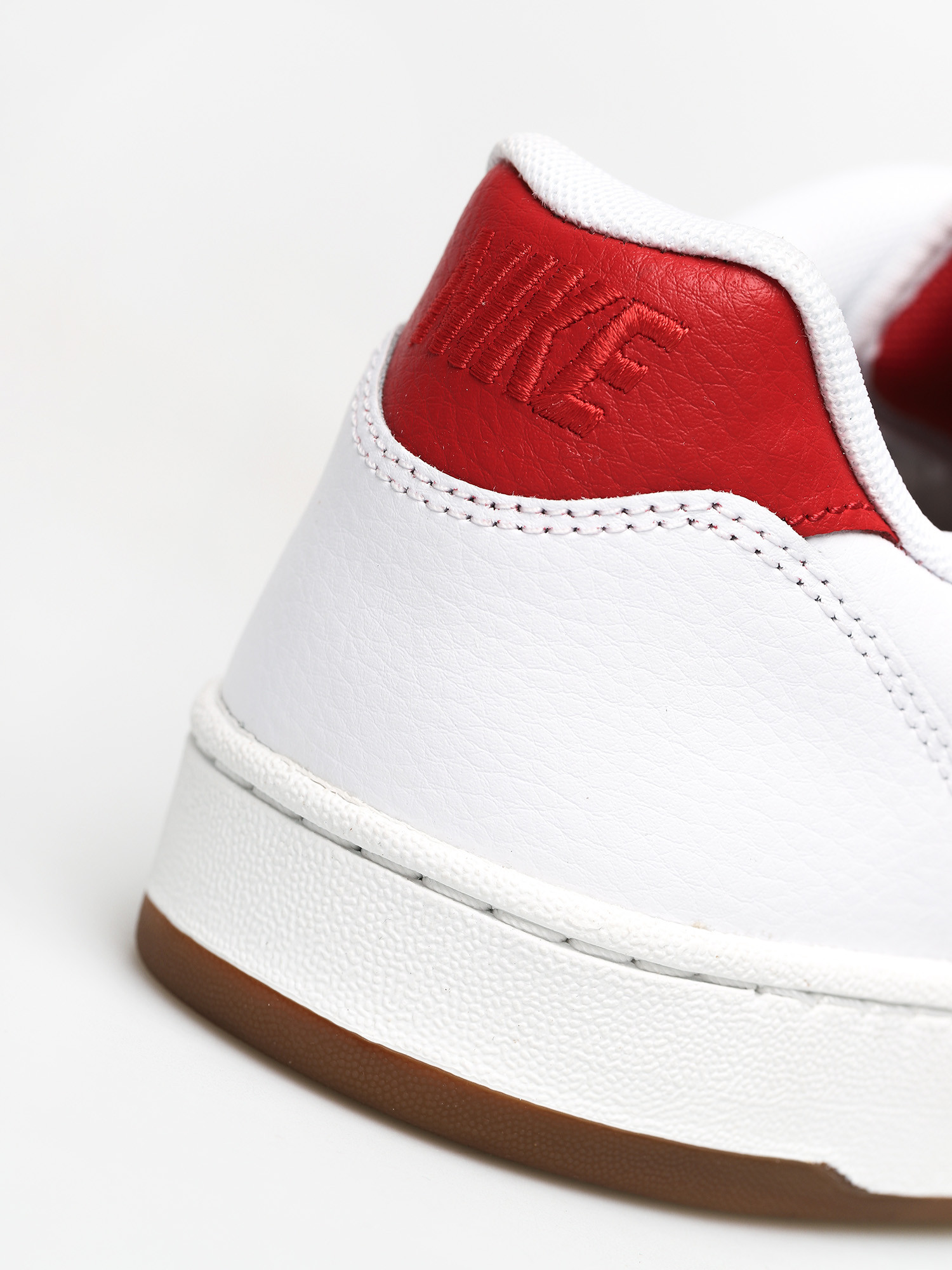 Buty Nike Grandstand II Premium (white/university red gum med brown black)