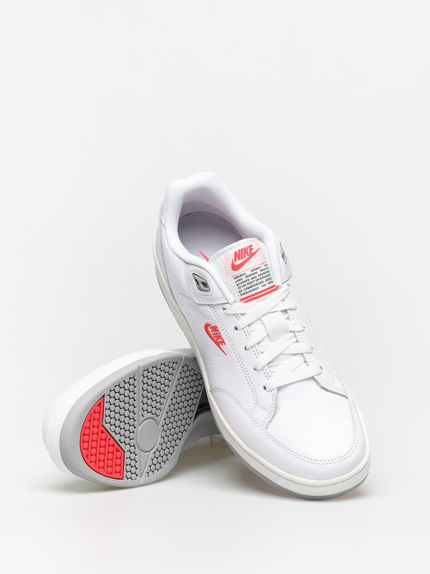 Buty Nike Grandstand II Premium (white/solar red wolf grey)