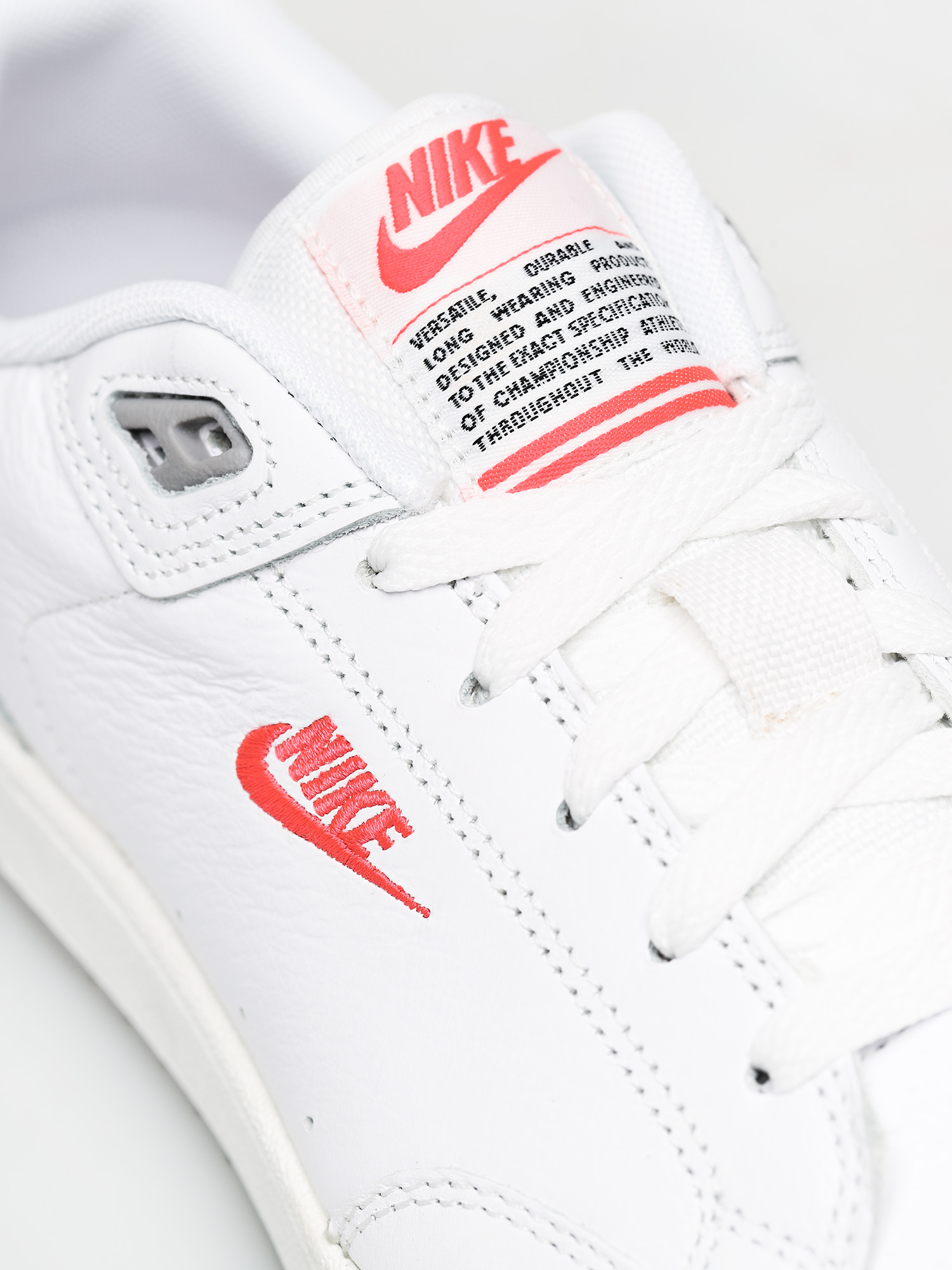Buty Nike Grandstand II Premium (white/solar red wolf grey)