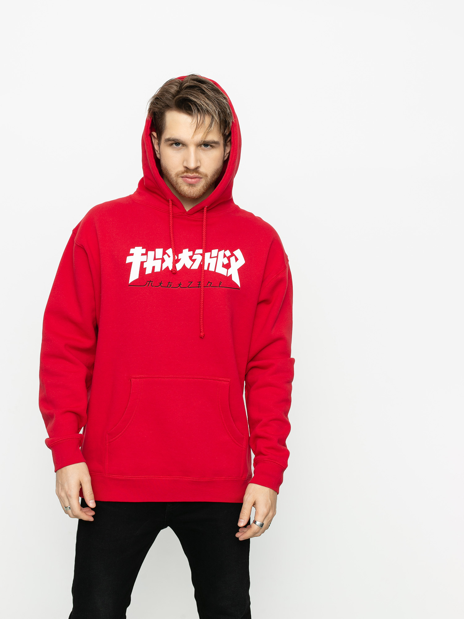 Bluza z kapturem Thrasher Godzilla HD (red)