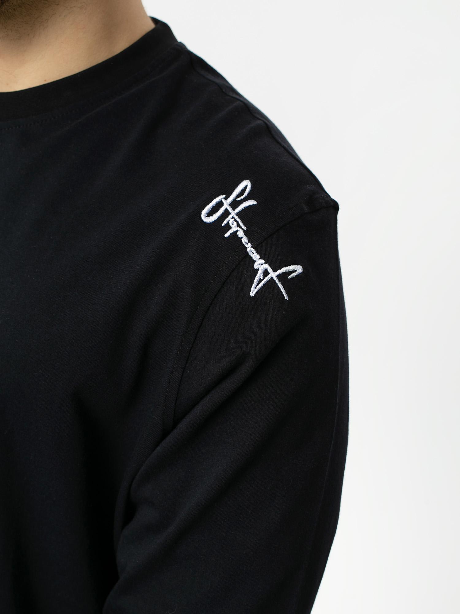 Longsleeve Stoprocent Smalltag (black)