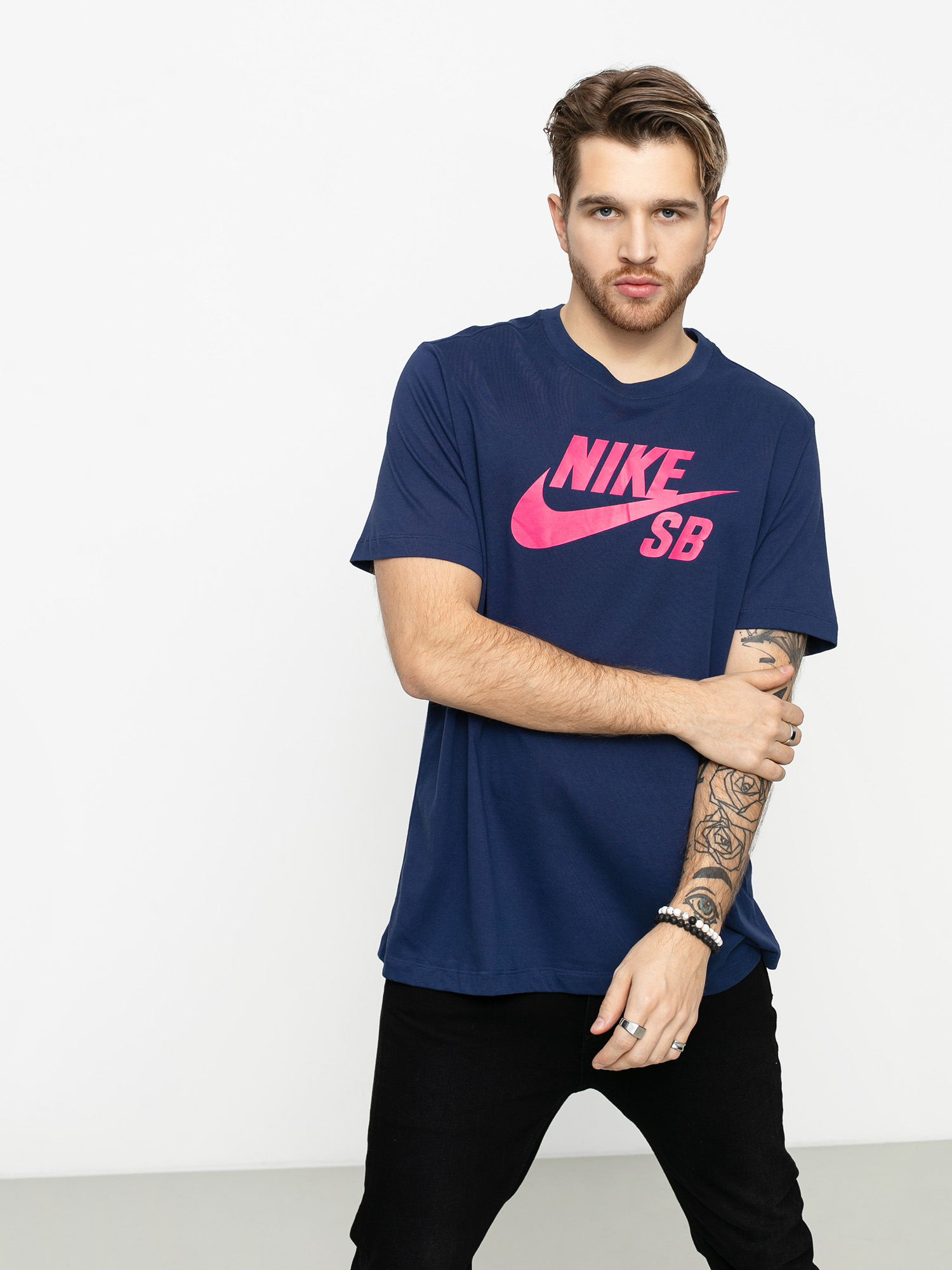 T-shirt Nike SB Sb Dri Fit (midnight navy/watermelon)