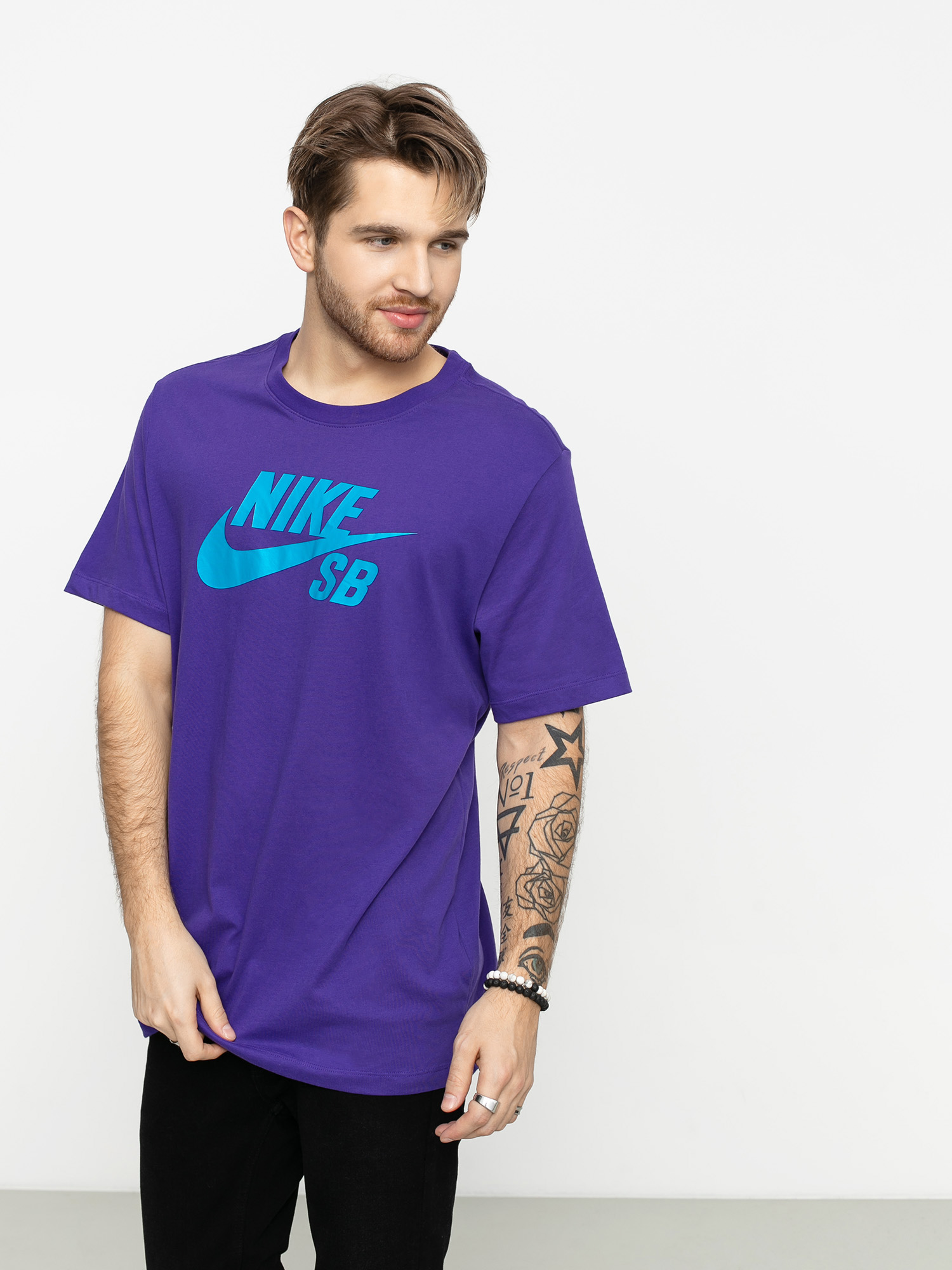 T-shirt Nike SB Sb Dry Dfct Logo (court purple/laser blue)