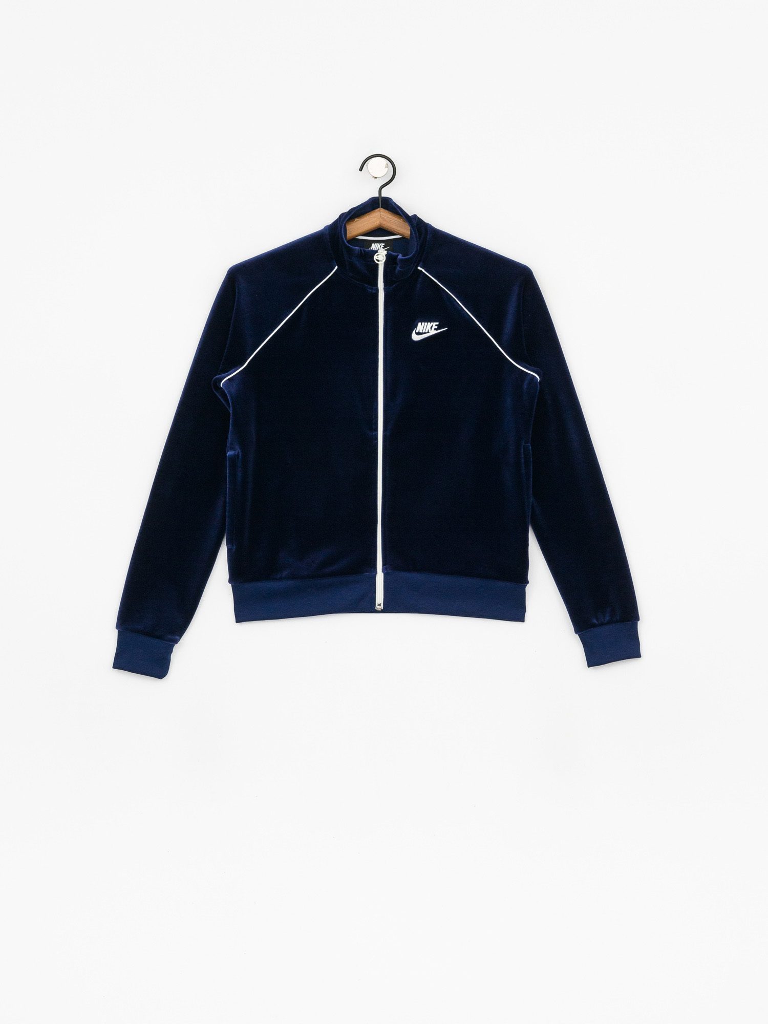 Kurtka Nike Trk Velour Wmn (blue void/sail/sail/sail)