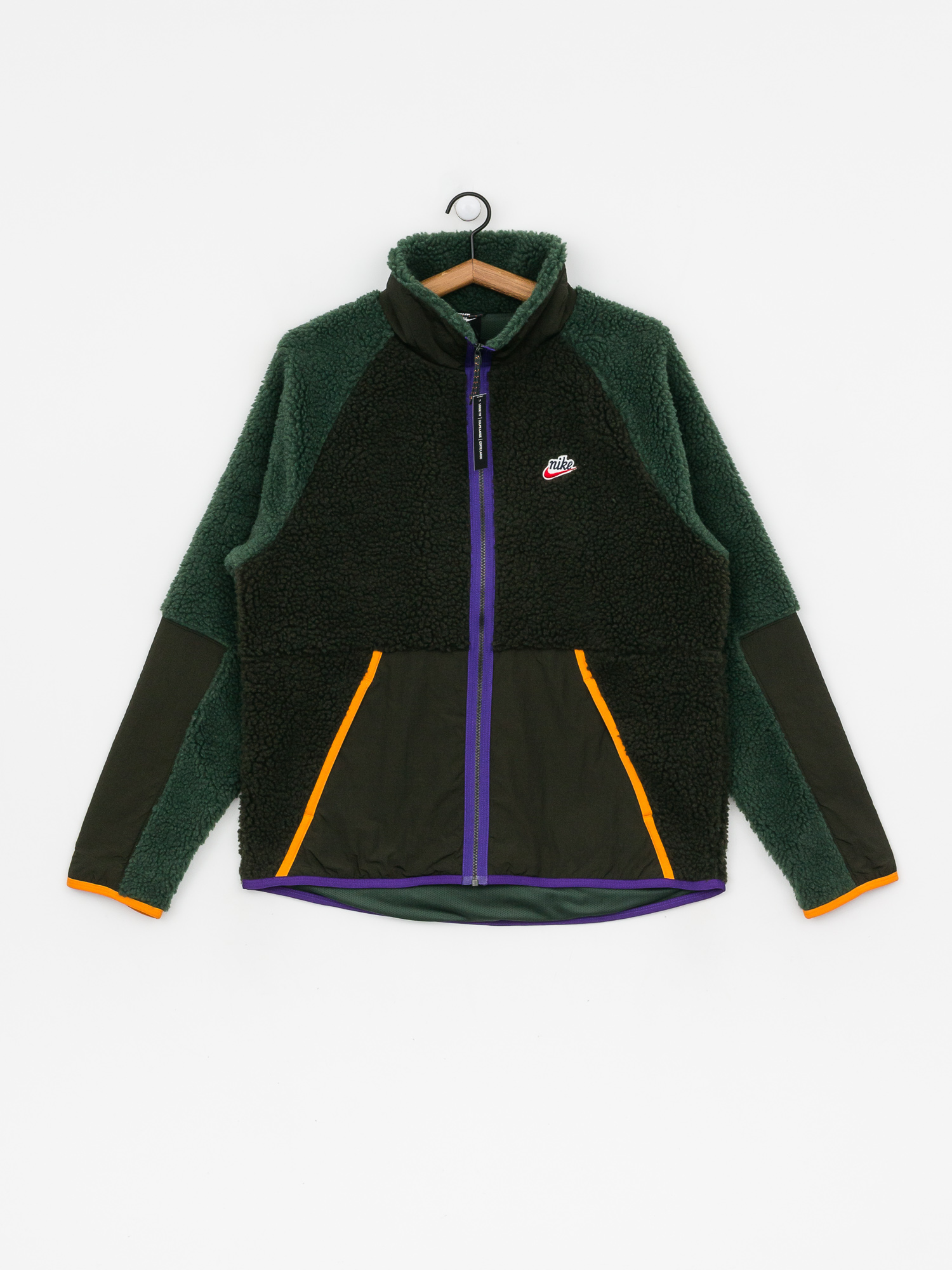 Kurtka Nike He Jkt Winter (sequoia/galactic jade/kumquat)