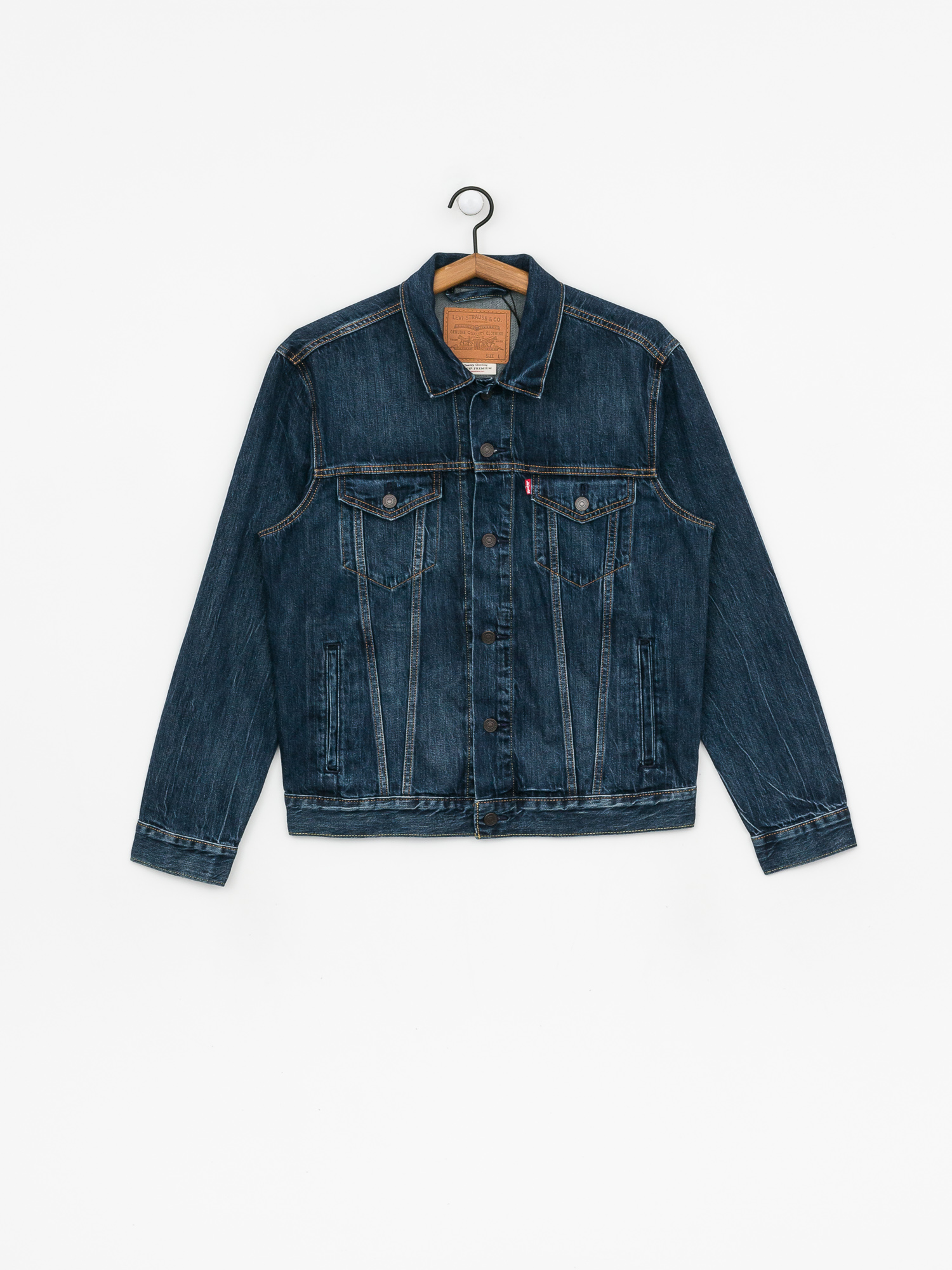 Kurtka Levi's® The Trucker Palmer (med indigo/worn in)