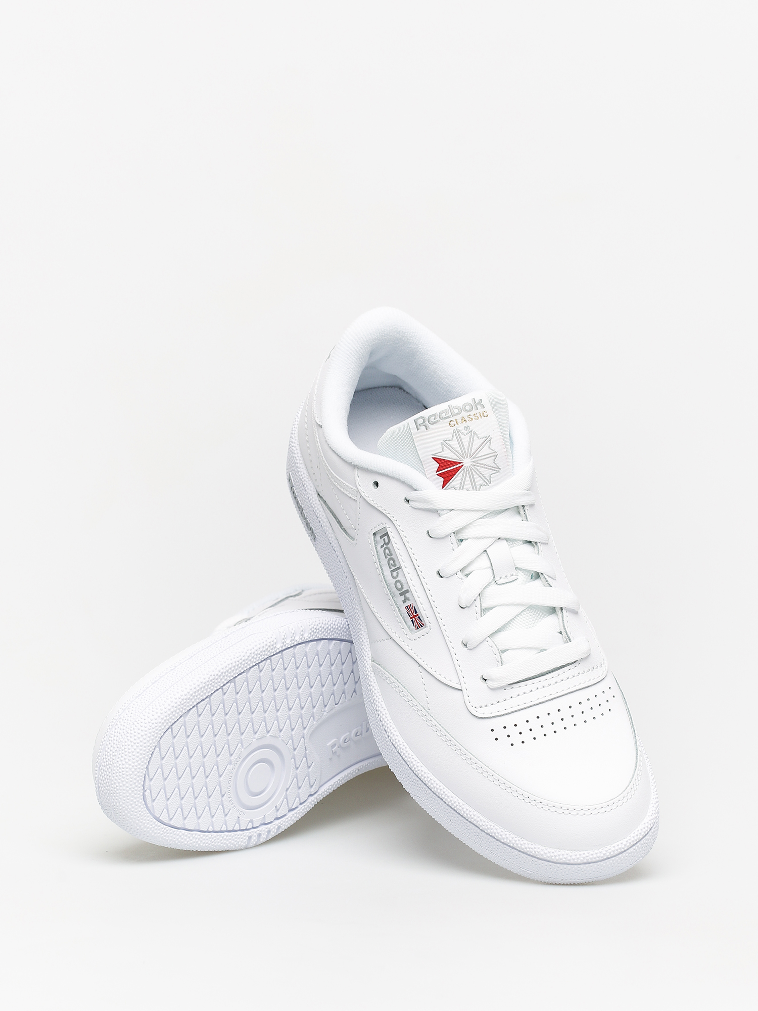 Buty Reebok Club C 85 (white/sheer grey)