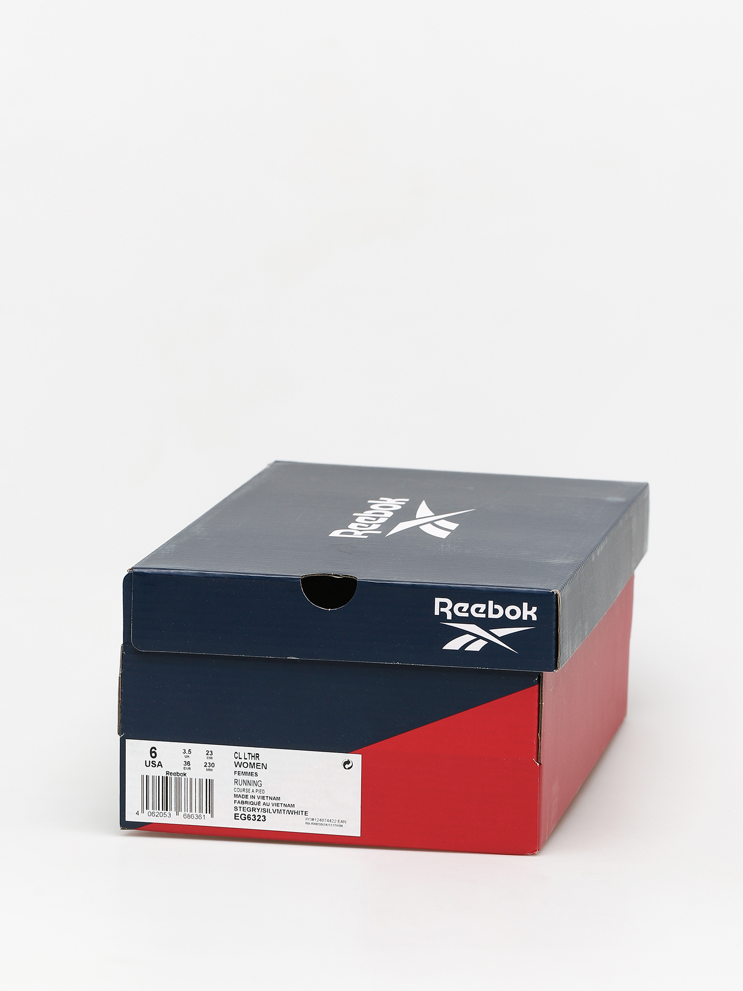 Buty Reebok Cl Lthr Wmn (stegry/silvmt/white)