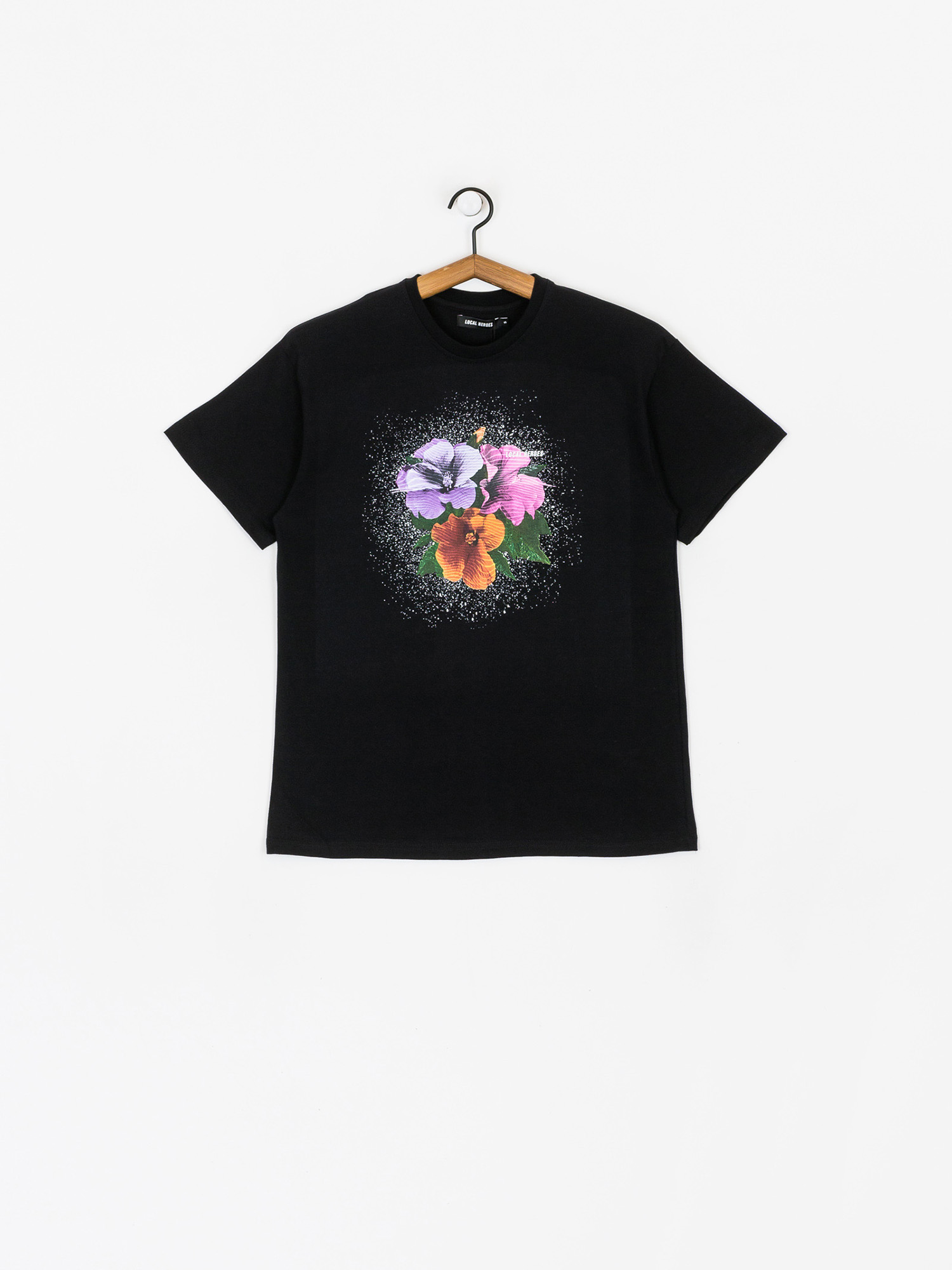 T-shirt Local Heroes Flower Wmn (black)