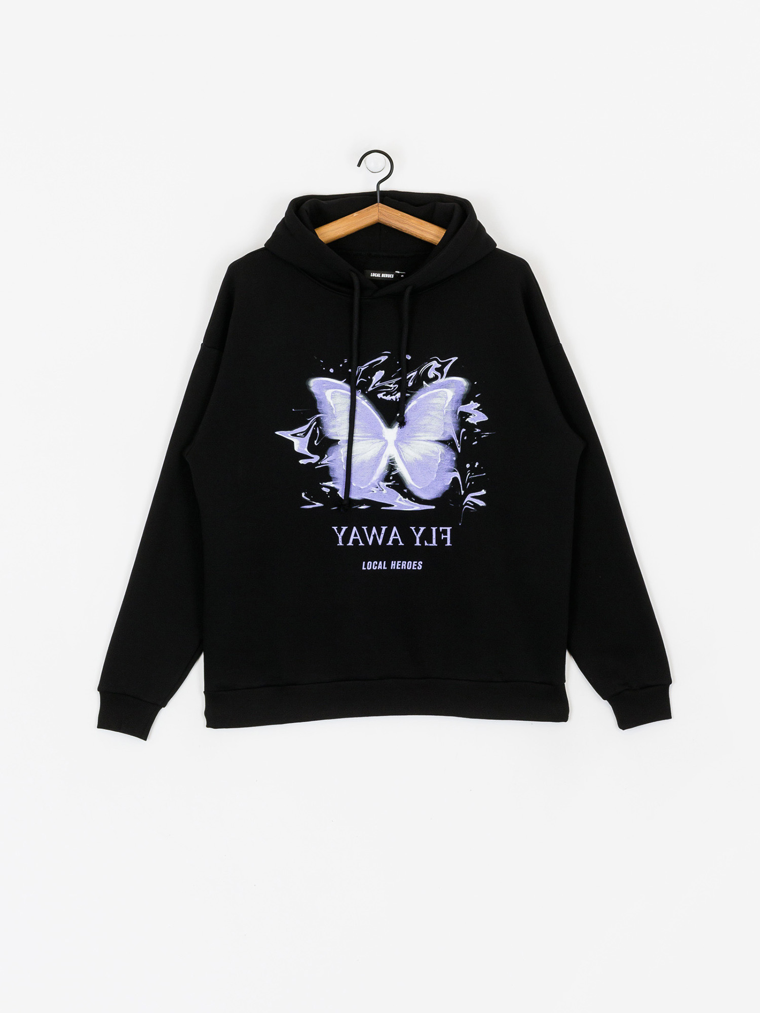 Bluza z kapturem Local Heroes Fly Away HD Wmn (black)