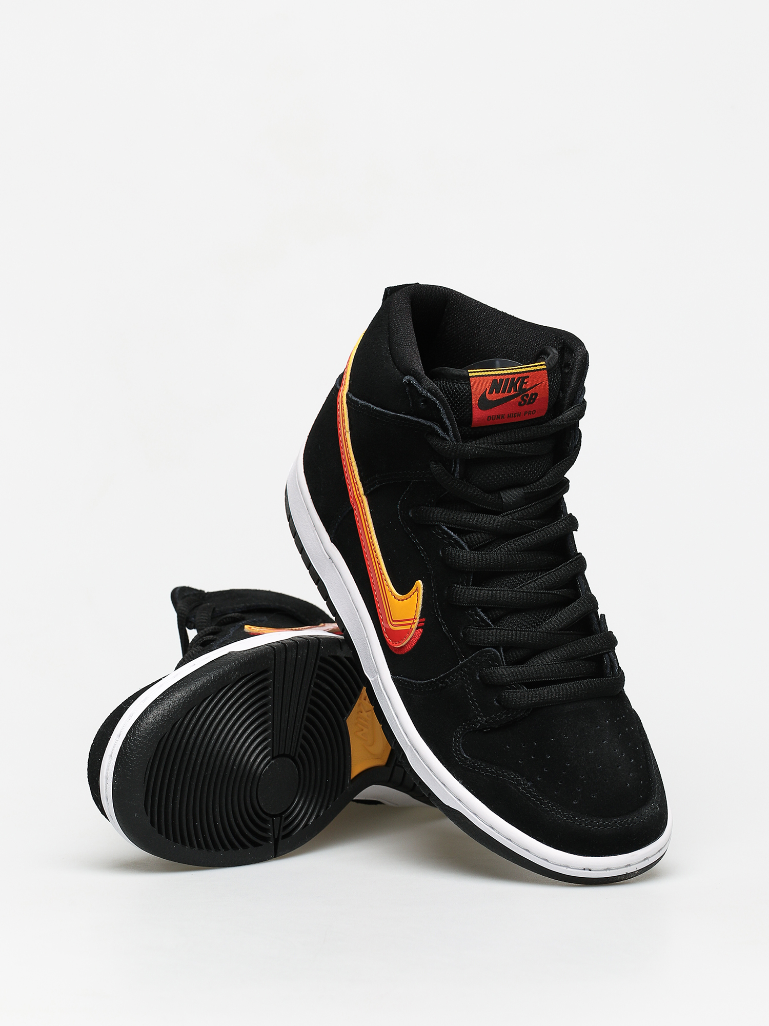 Buty Nike SB Dunk High Pro (black/university gold team orange)